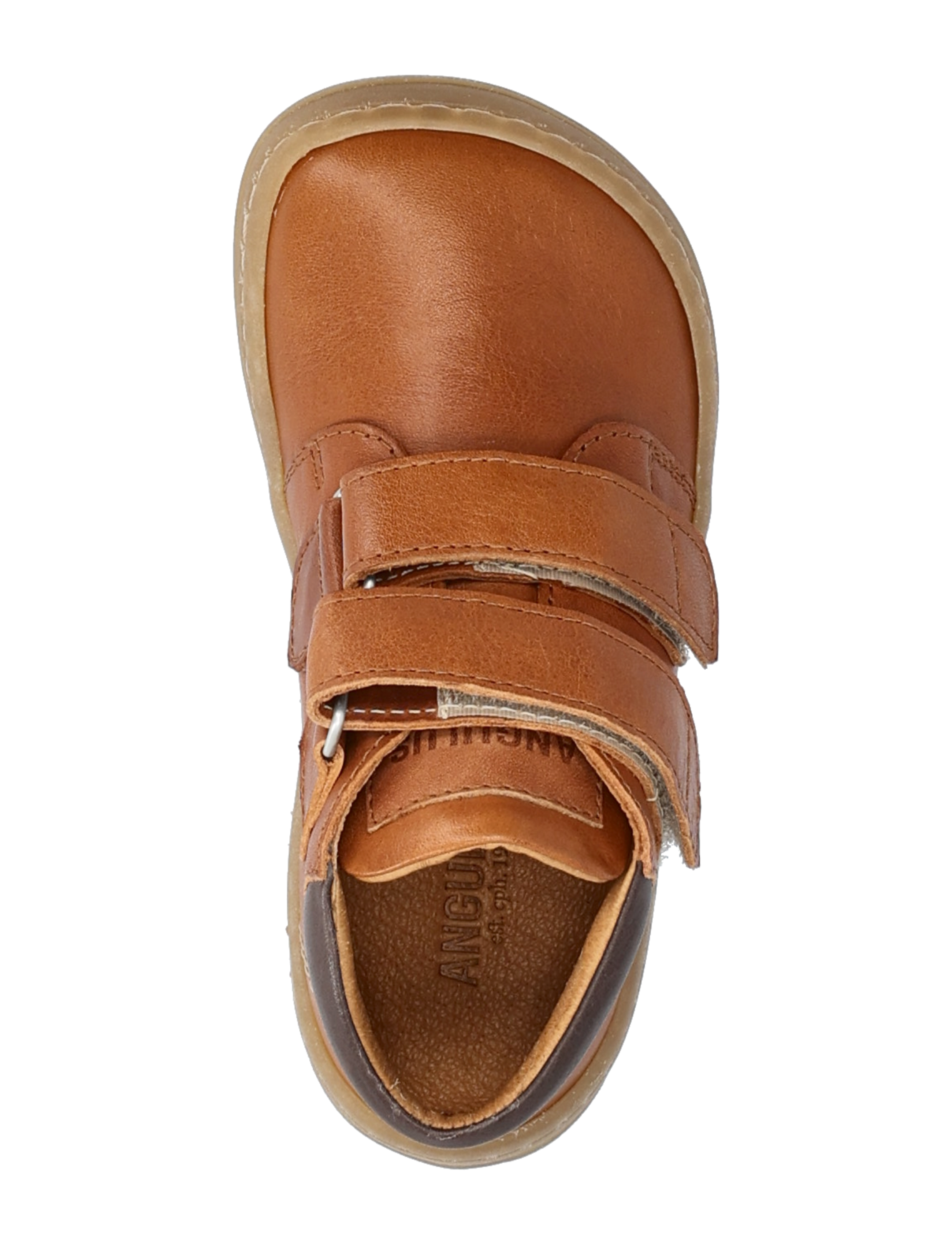 ANGULUS - Shoes - flat - with velcro - høje sneakers - 1545/1789/3200 cognac/tan/dark - 3