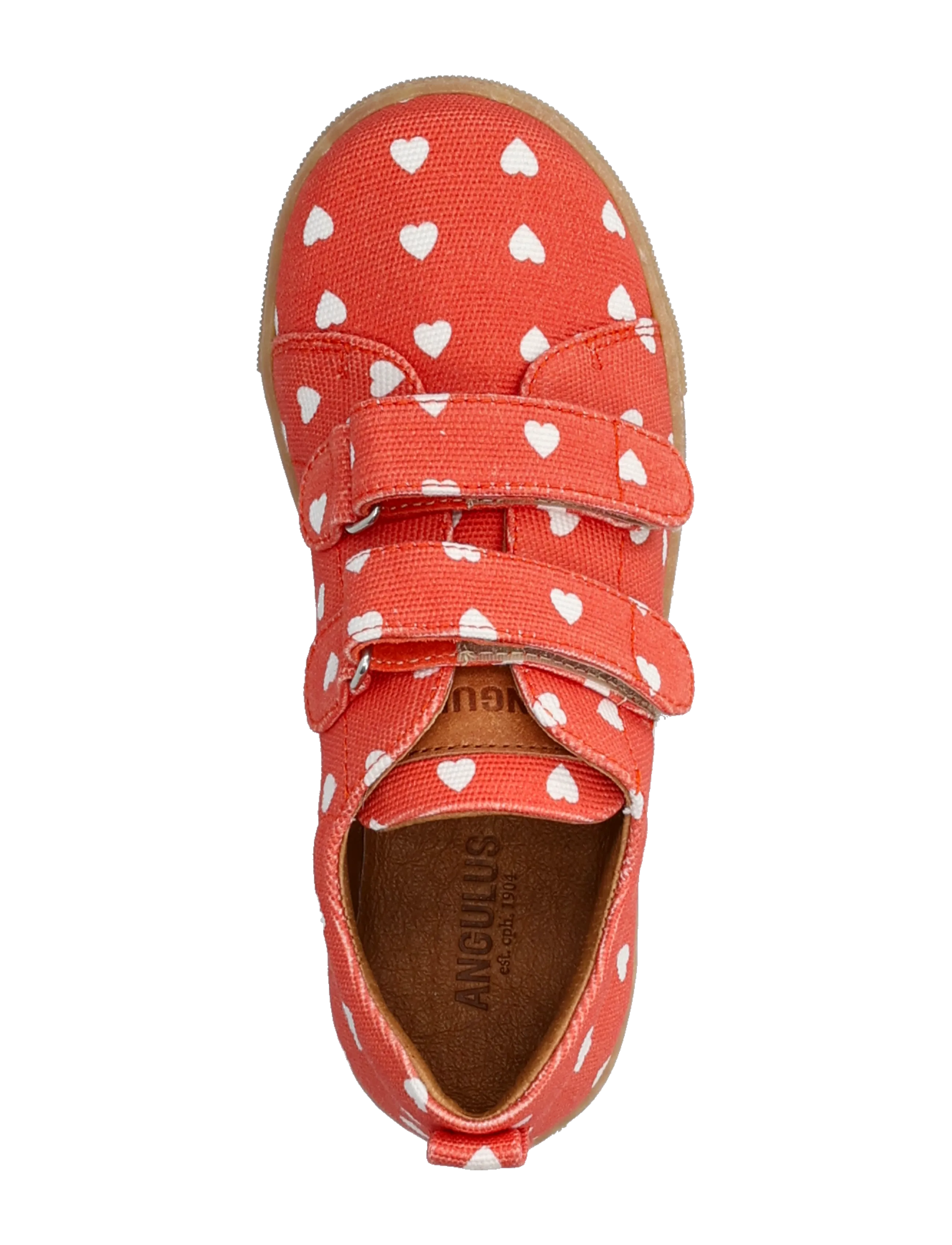 ANGULUS - Shoes - flat - with velcro - sommerschnäppchen - 3931/1789 coral heart/tan - 3