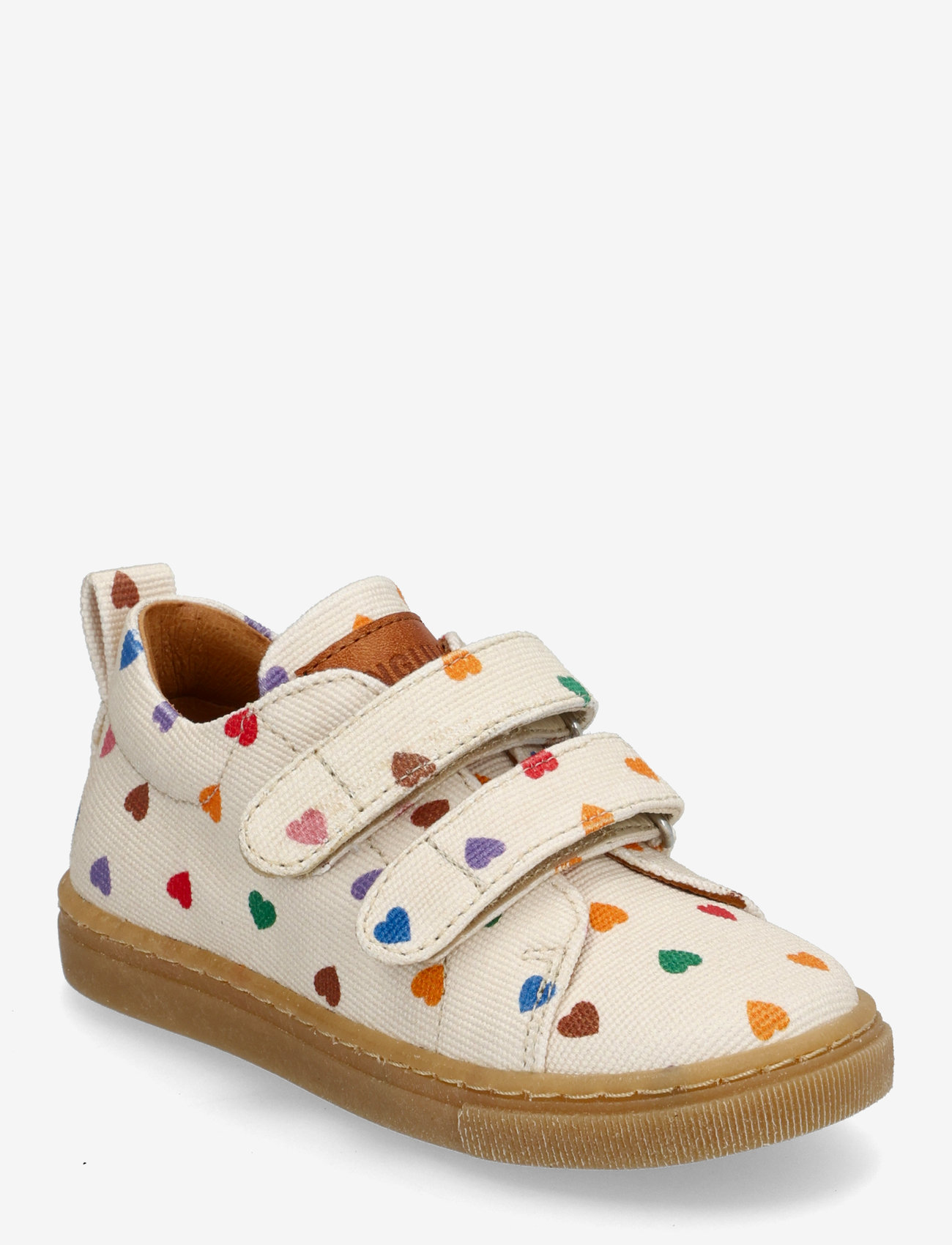 ANGULUS - Shoes - flat - with velcro - lave sneakers - 4013/1789 multi hearts/tan - 1