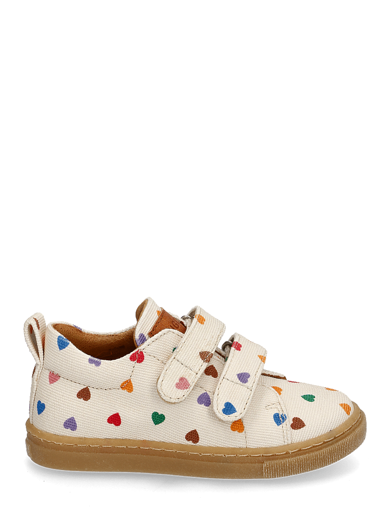 ANGULUS - Shoes - flat - with velcro - lave sneakers - 4013/1789 multi hearts/tan - 2