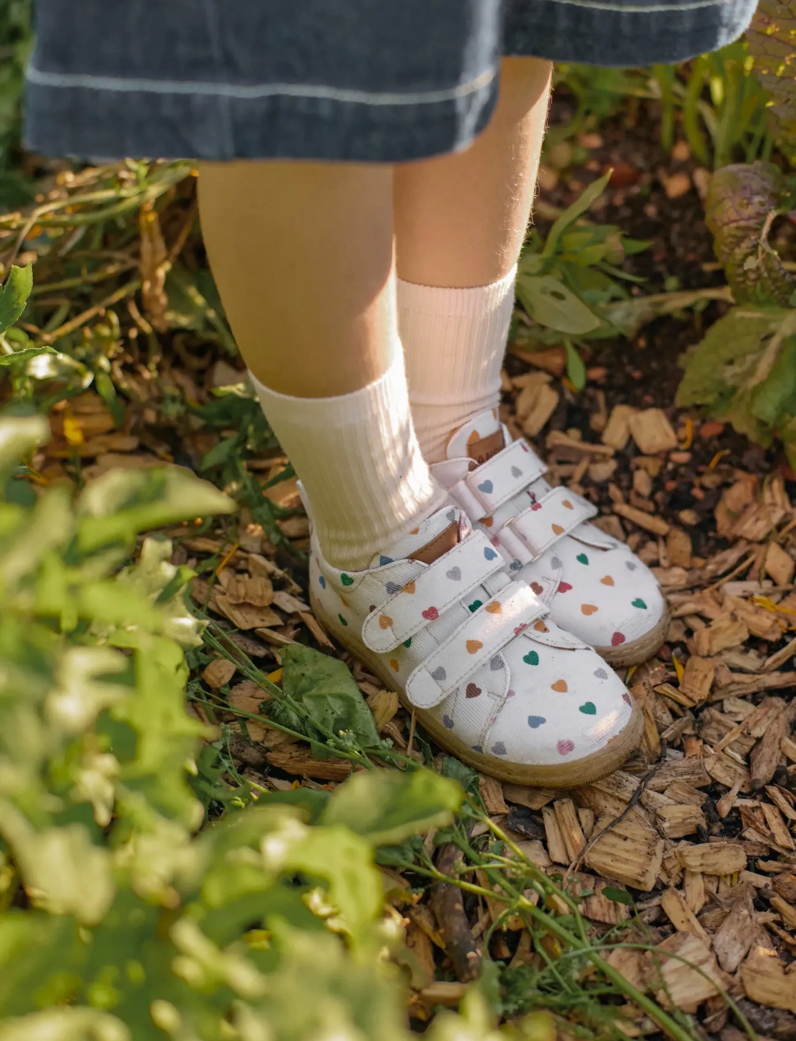 ANGULUS Shoes Flat With Velcro, Børn, Børne Flade Sko Med Velcro, Cream, Str: 28