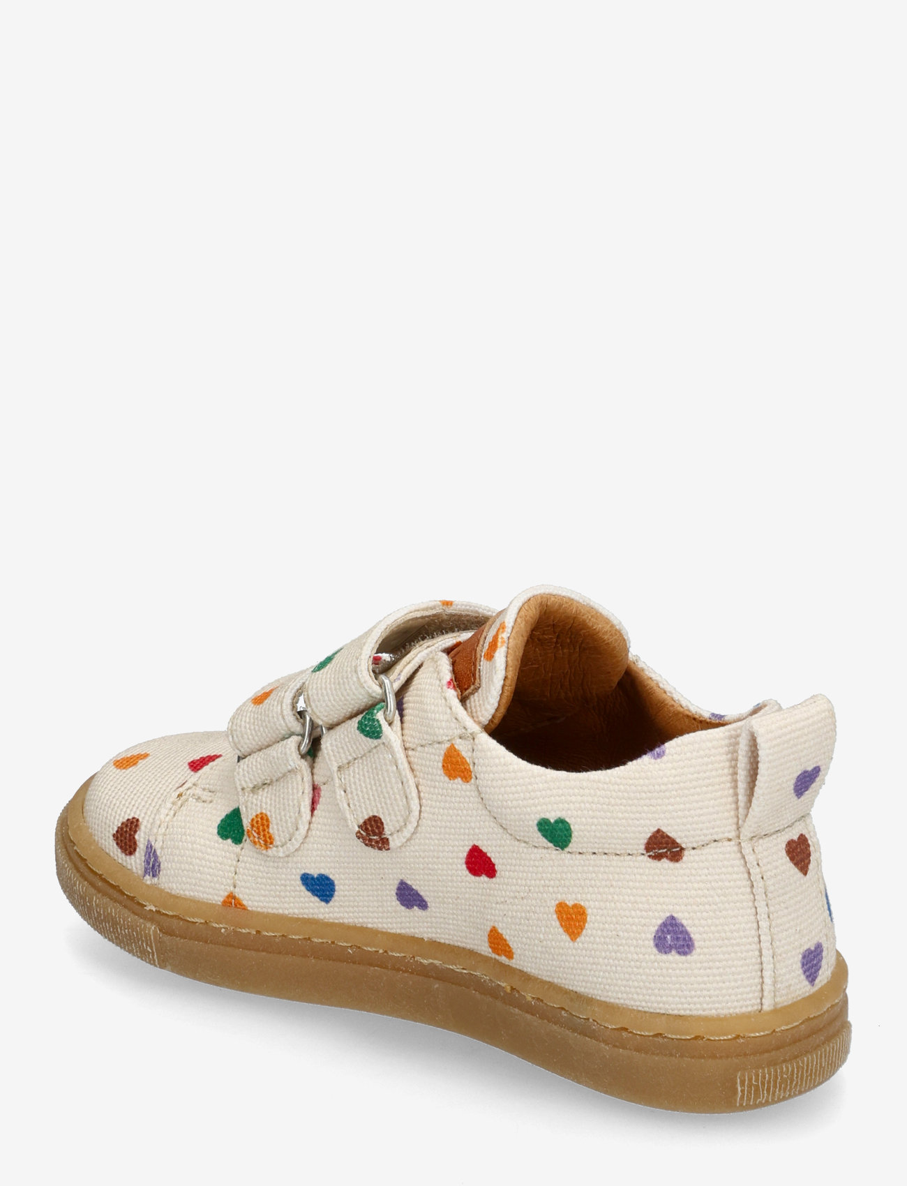 ANGULUS - Shoes - flat - with velcro - lave sneakers - 4013/1789 multi hearts/tan - 3