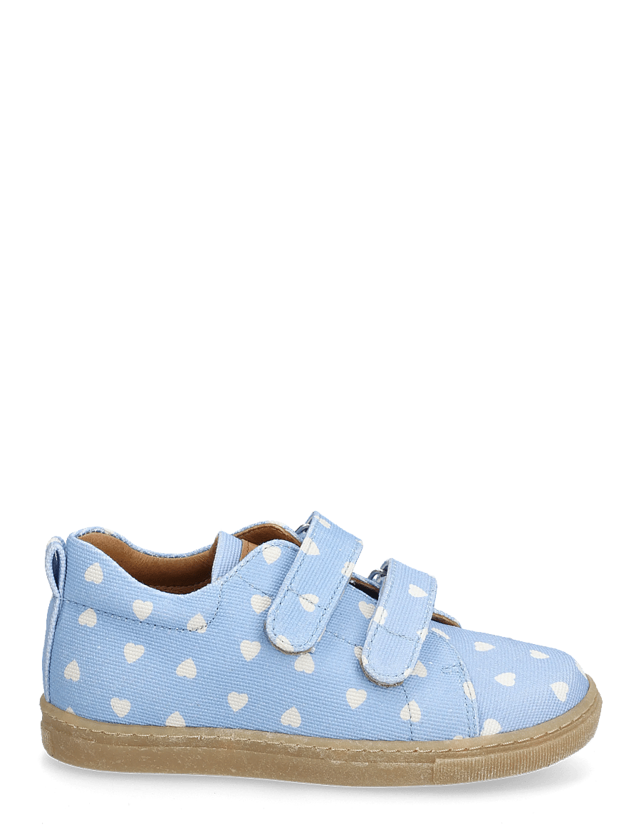 ANGULUS - Shoes - flat - with velcro - niedriger schnitt - 3923/1789 sky blue heart/tan - 1