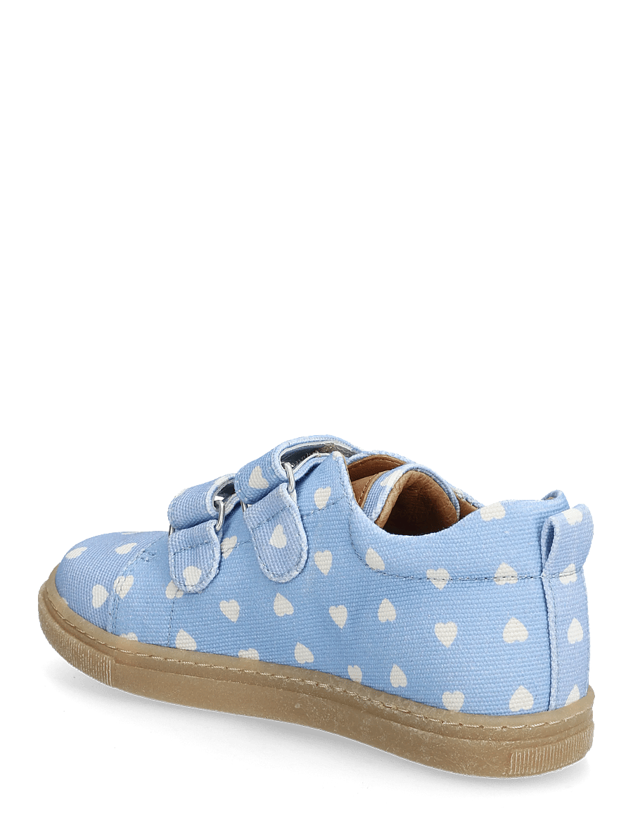 ANGULUS - Shoes - flat - with velcro - niedriger schnitt - 3923/1789 sky blue heart/tan - 2