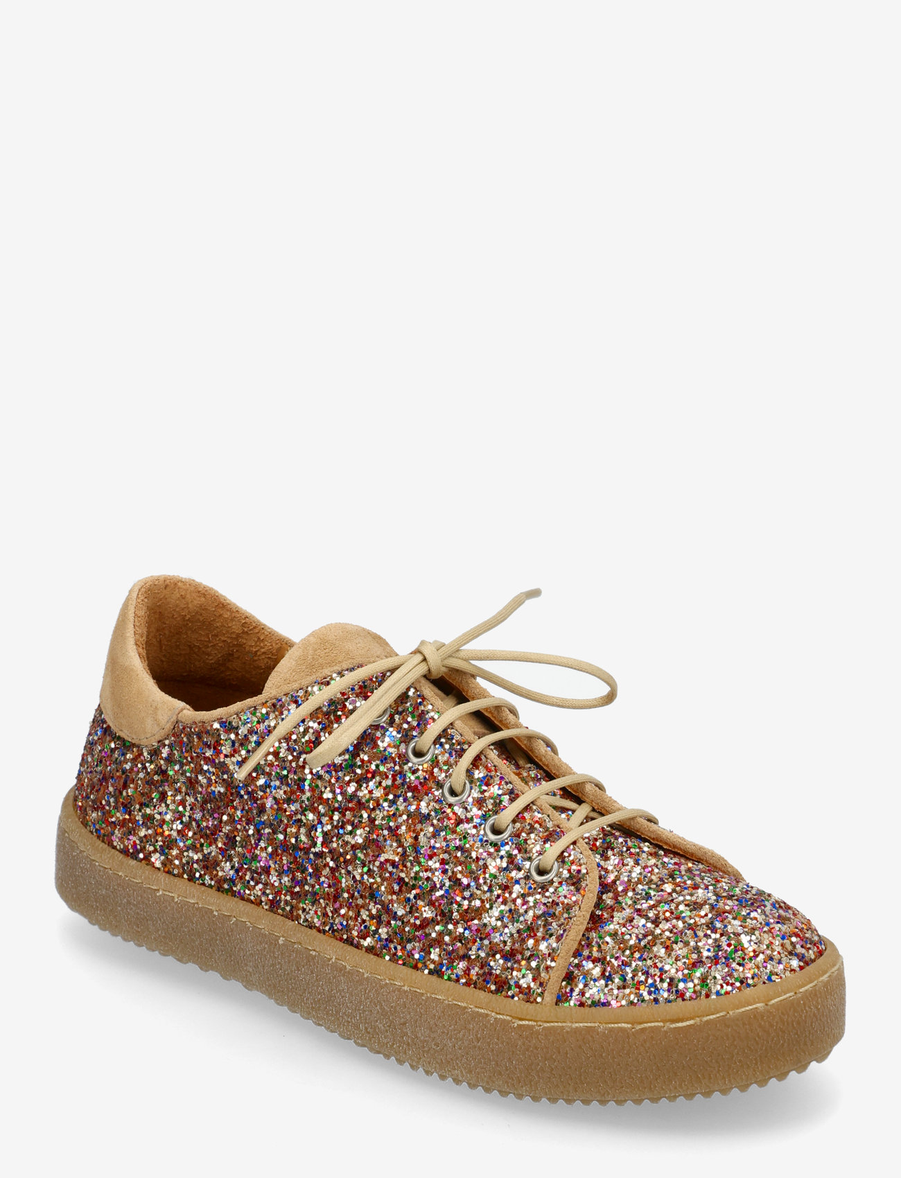ANGULUS - Shoes - flat - with lace - lave sneakers - 2488/1149 multi glitter/sand - 0