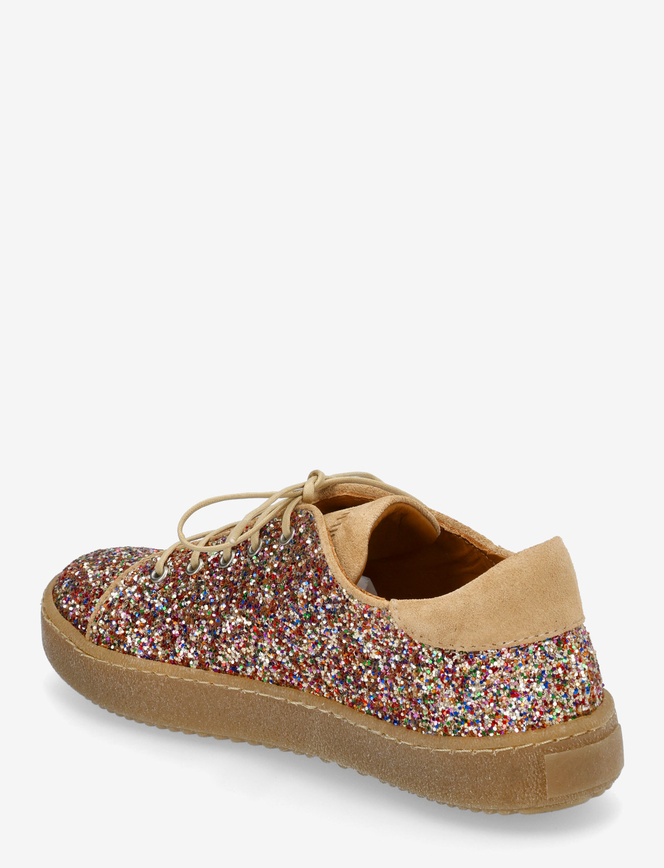 ANGULUS - Shoes - flat - with lace - lave sneakers - 2488/1149 multi glitter/sand - 2