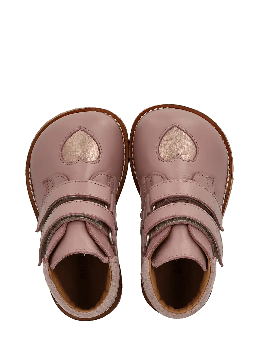 ANGULUS - Booties - flat - with velcro - schuhe - 4070/3905/3233 faded rose/rose - 3