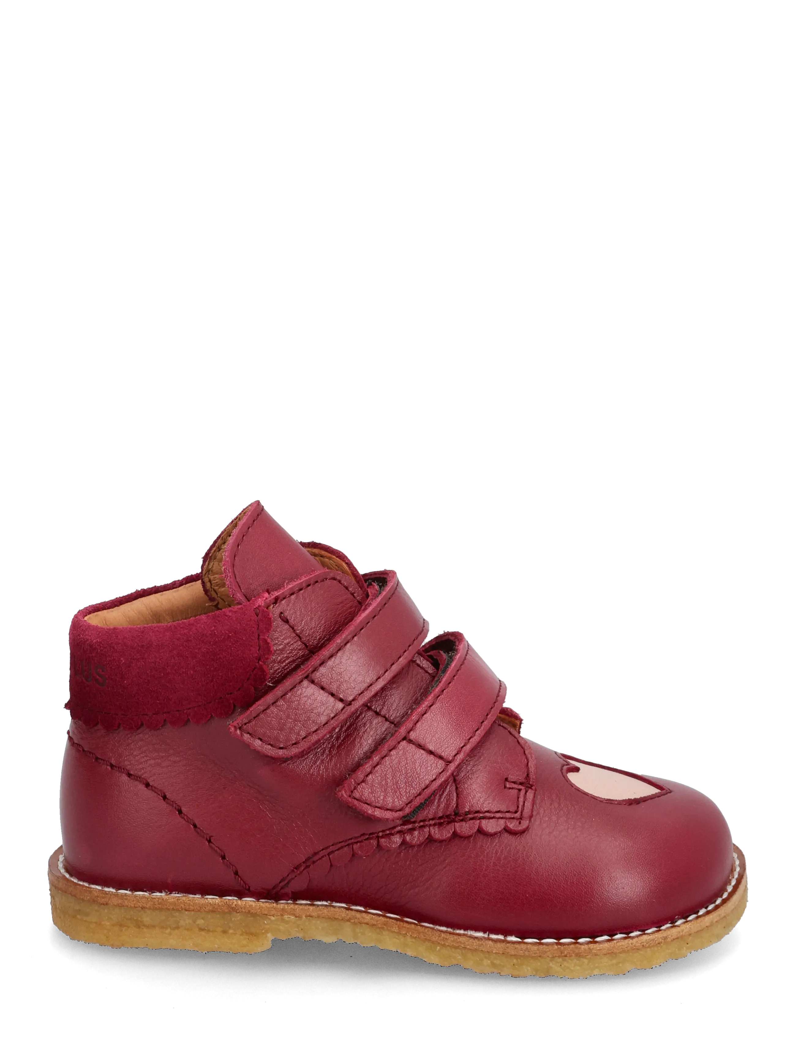 ANGULUS - Booties - flat - with velcro - 3215/3203/2739 berry/rosebud - 2