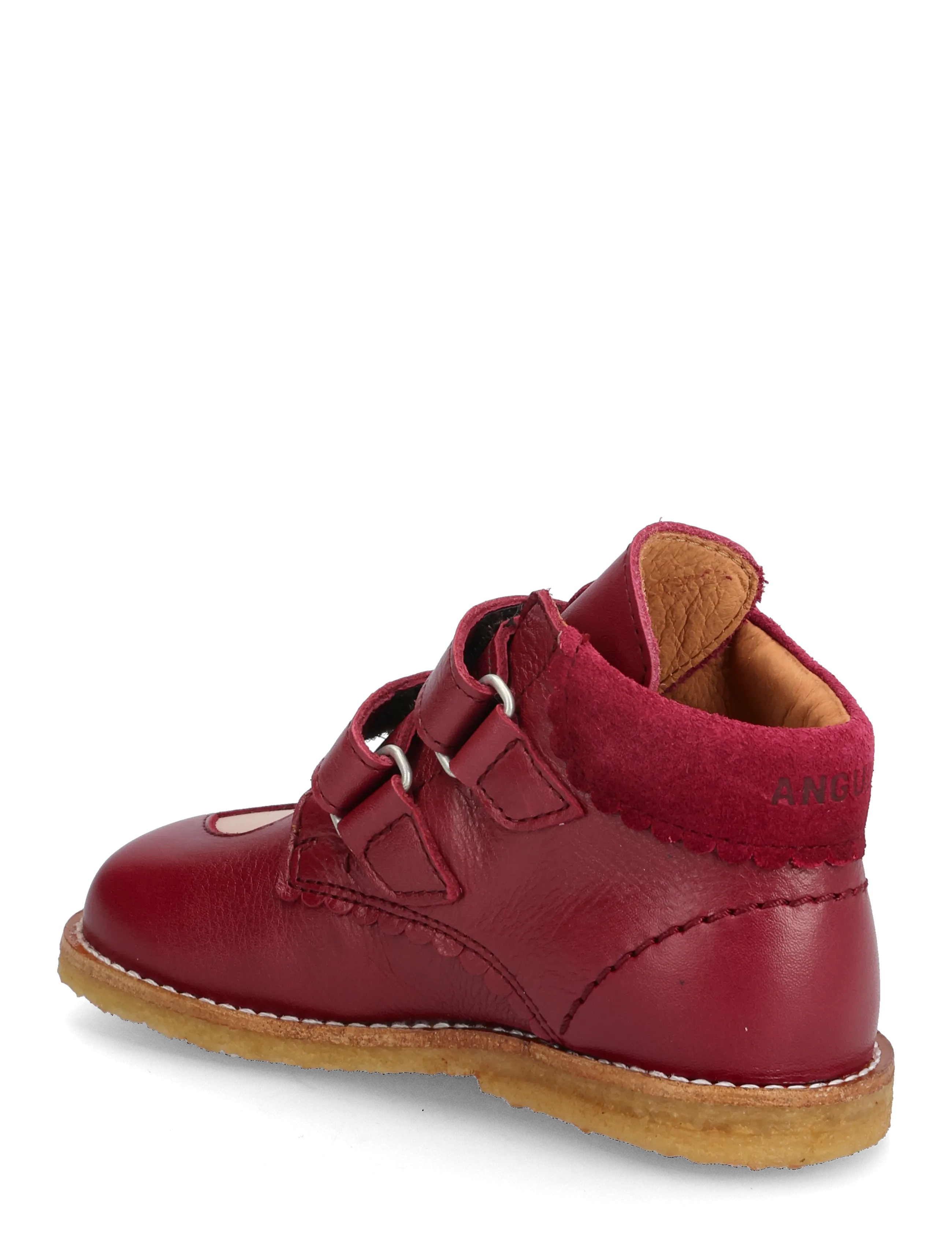 ANGULUS - Booties - flat - with velcro - 3215/3203/2739 berry/rosebud - 3