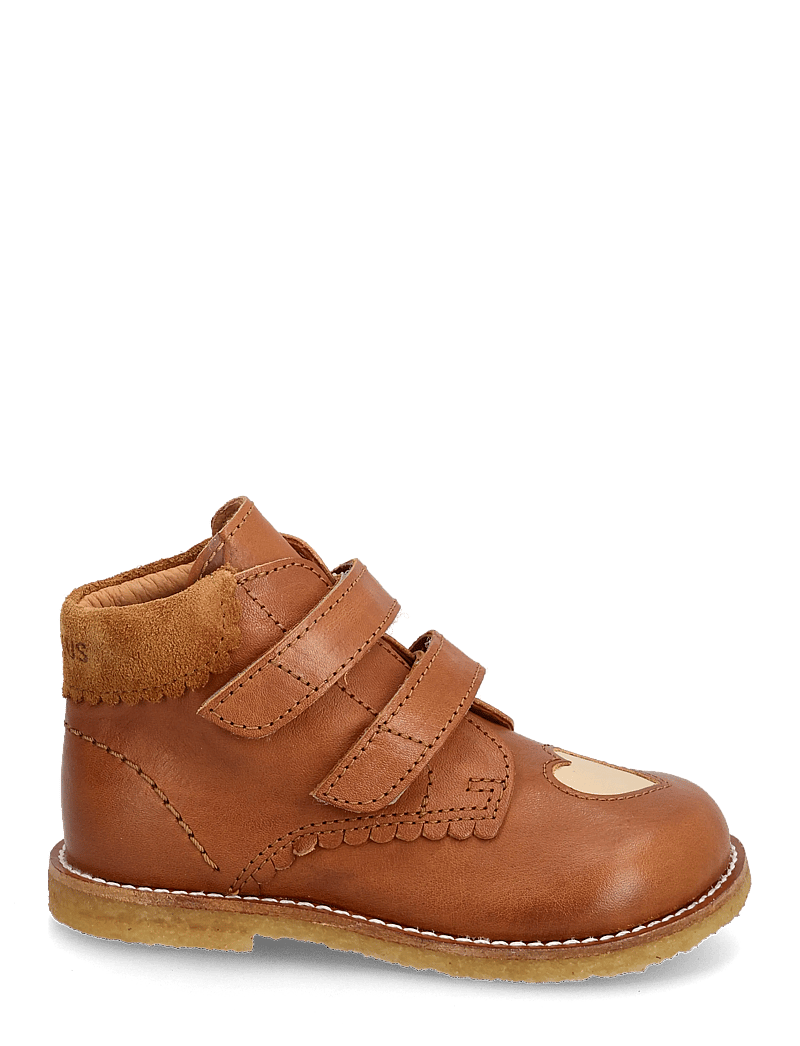 ANGULUS - Shoes - flat - with velcro - kingad - 1545/4072/2219 cognac/oat - 2