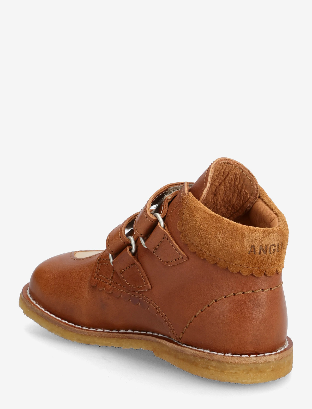 ANGULUS - Shoes - flat - with velcro - kingad - 1545/4072/2219 cognac/oat - 3