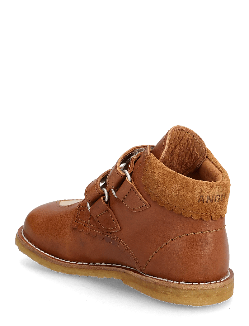 ANGULUS - Shoes - flat - with velcro - kingad - 1545/4072/2219 cognac/oat - 3