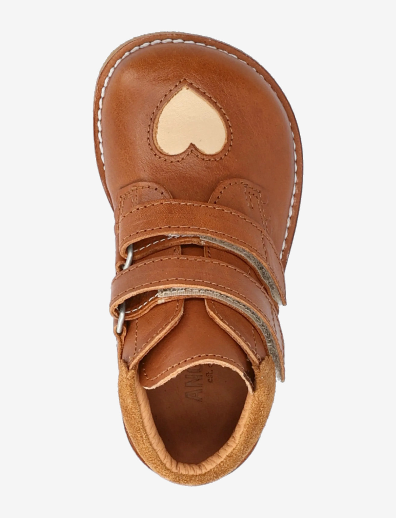 ANGULUS - Shoes - flat - with velcro - kingad - 1545/4072/2219 cognac/oat - 4