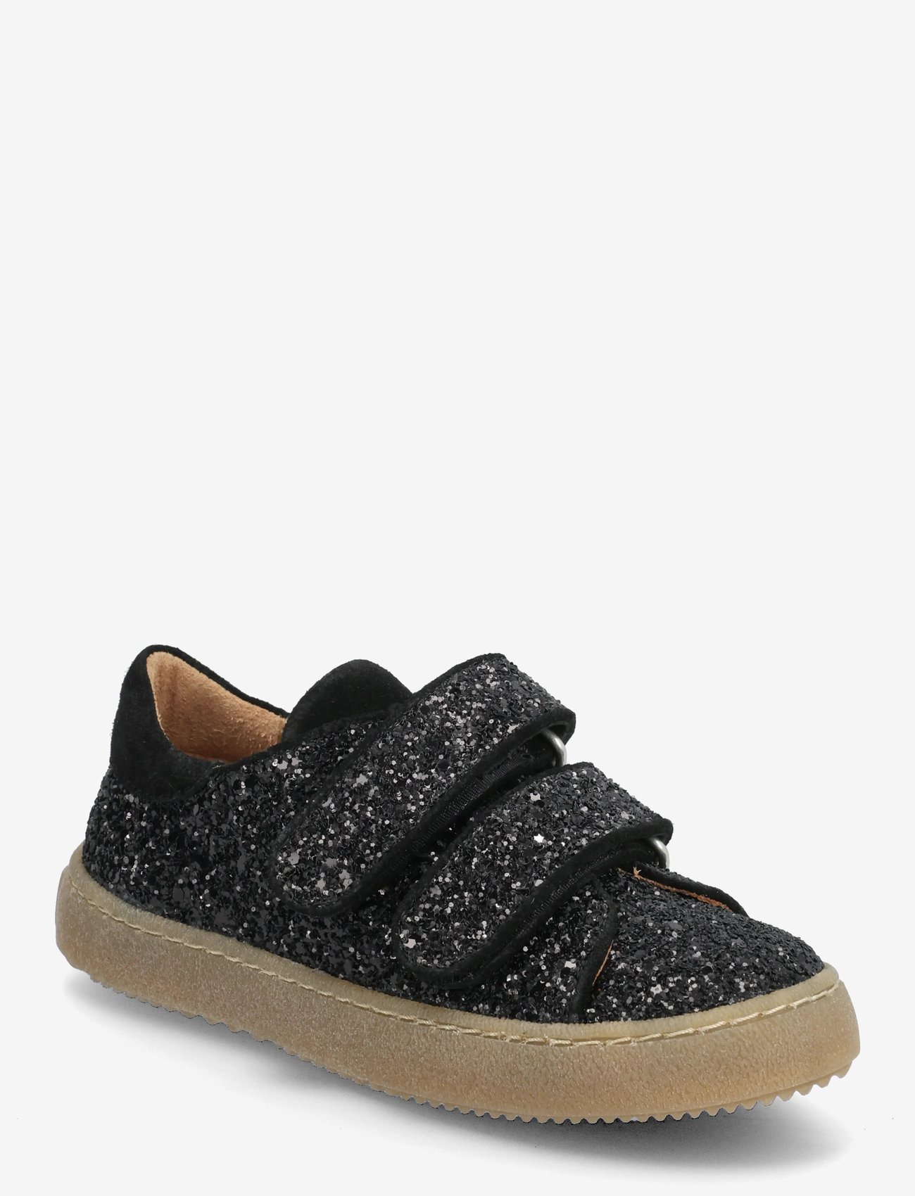 ANGULUS - Shoes - flat - with velcro - låga sneakers - 2486/1163 black glitter/black - 1