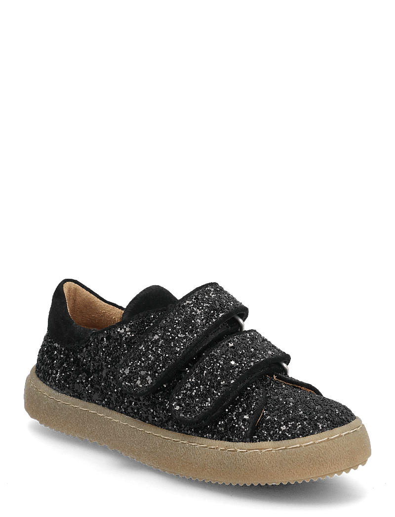 ANGULUS - Shoes - flat - with velcro - låga sneakers - 2486/1163 black glitter/black - 1