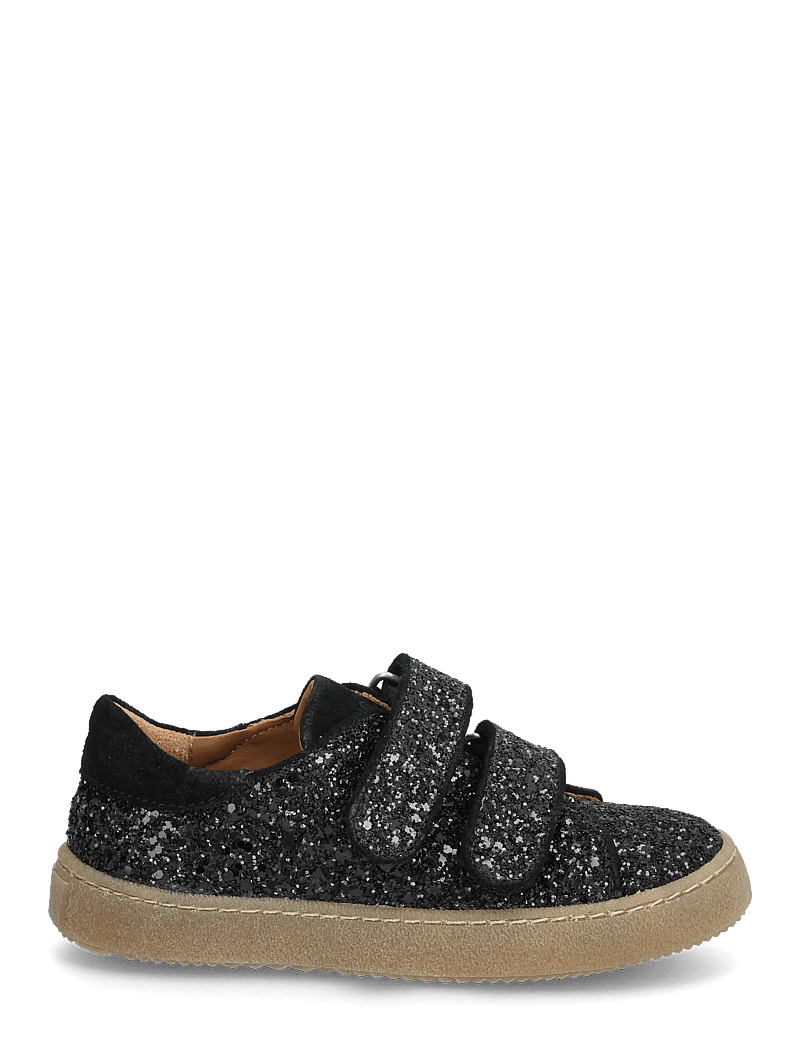 ANGULUS - Shoes - flat - with velcro - låga sneakers - 2486/1163 black glitter/black - 2