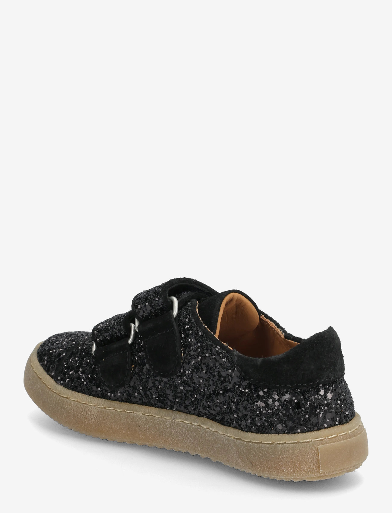 ANGULUS - Shoes - flat - with velcro - låga sneakers - 2486/1163 black glitter/black - 3
