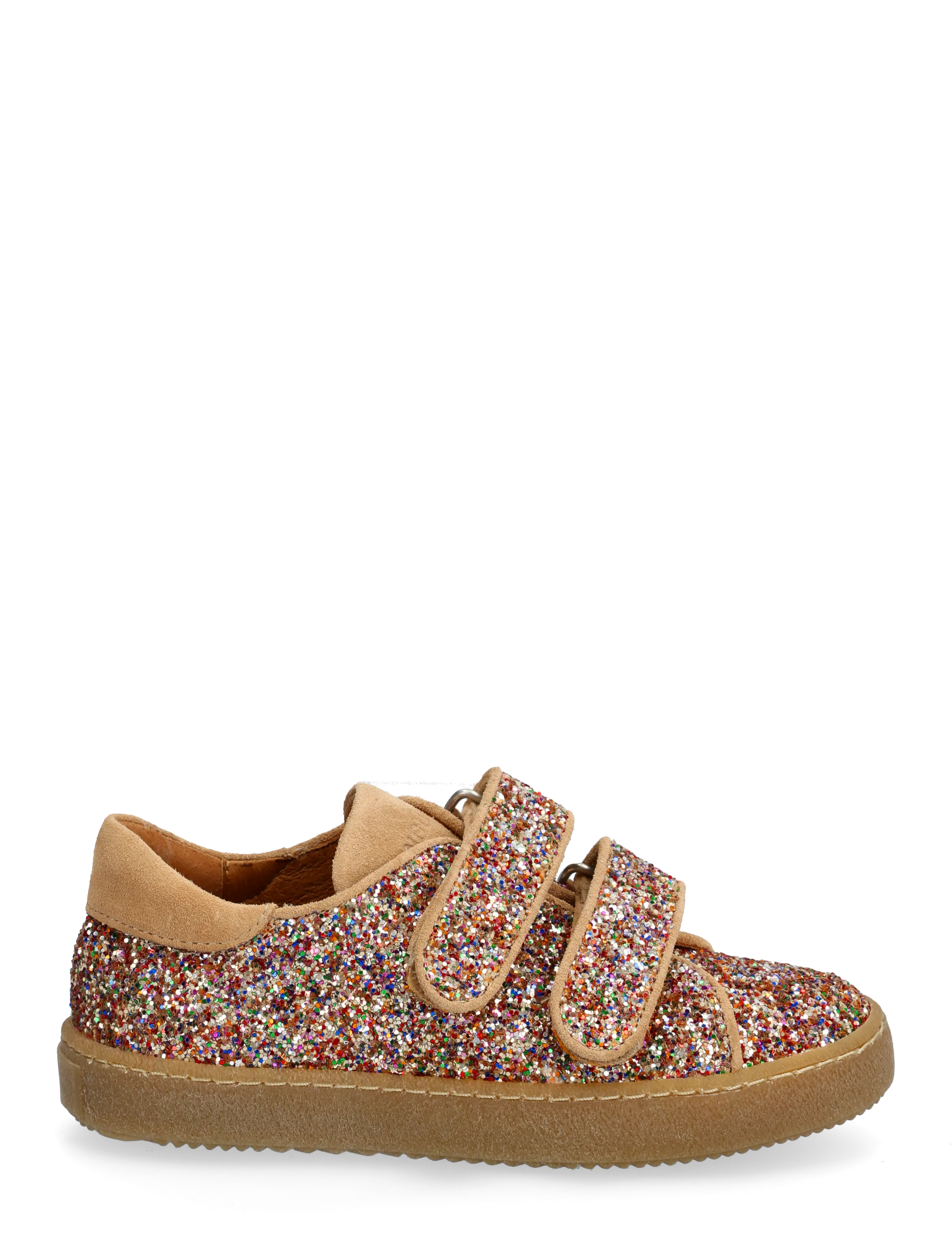 ANGULUS - Shoes - flat - with velcro - niedriger schnitt - 2488/1149 multi glitter/sand - 1
