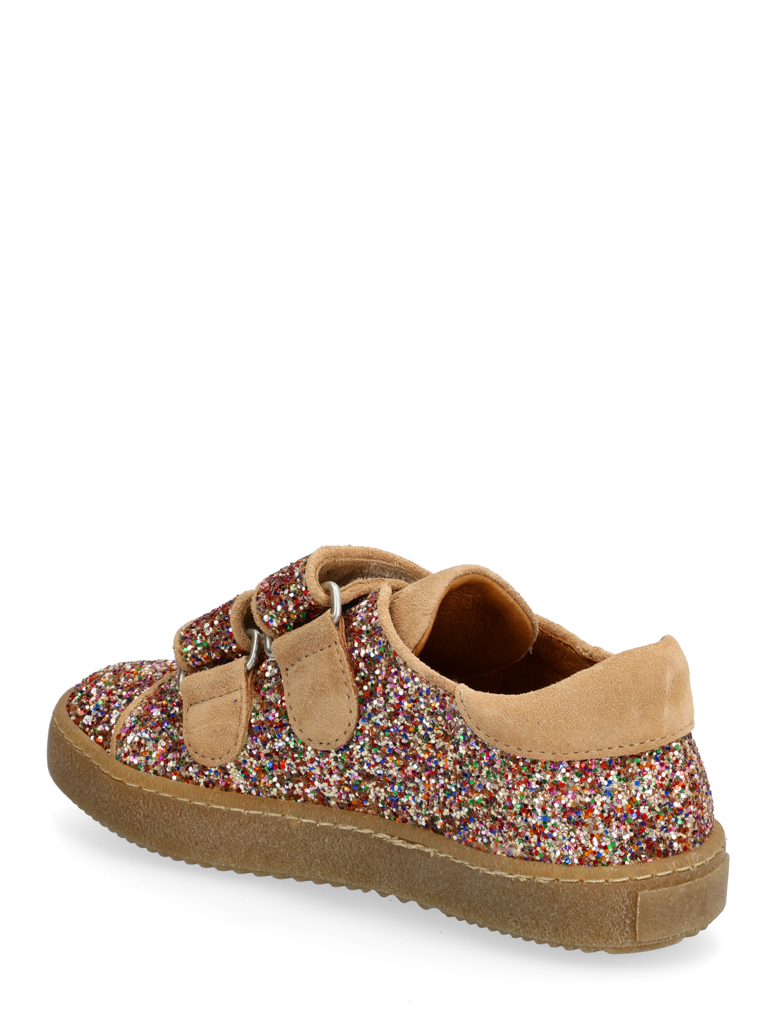 ANGULUS - Shoes - flat - with velcro - niedriger schnitt - 2488/1149 multi glitter/sand - 2