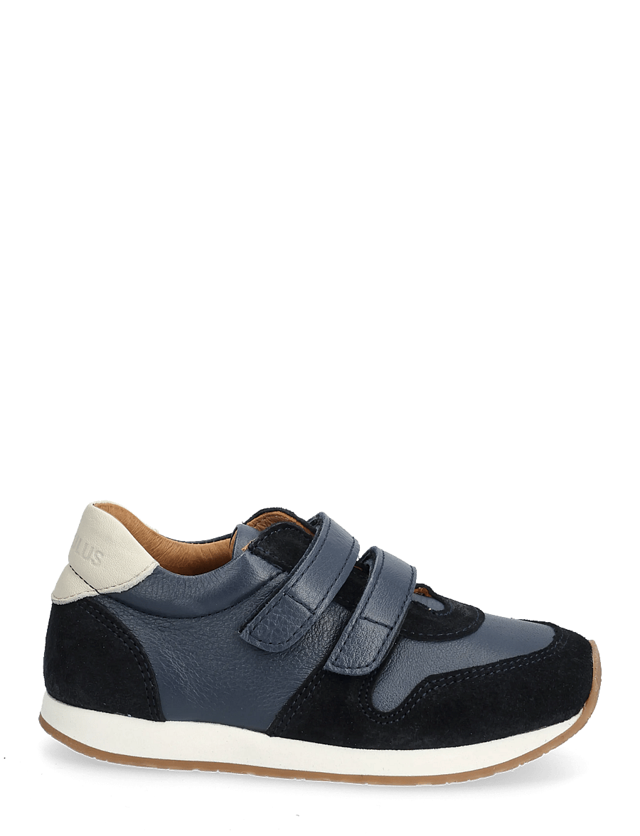 ANGULUS - Shoes - flat - with velcro - låga sneakers - 1778/2585/4636 navy/navy/oatmi - 1