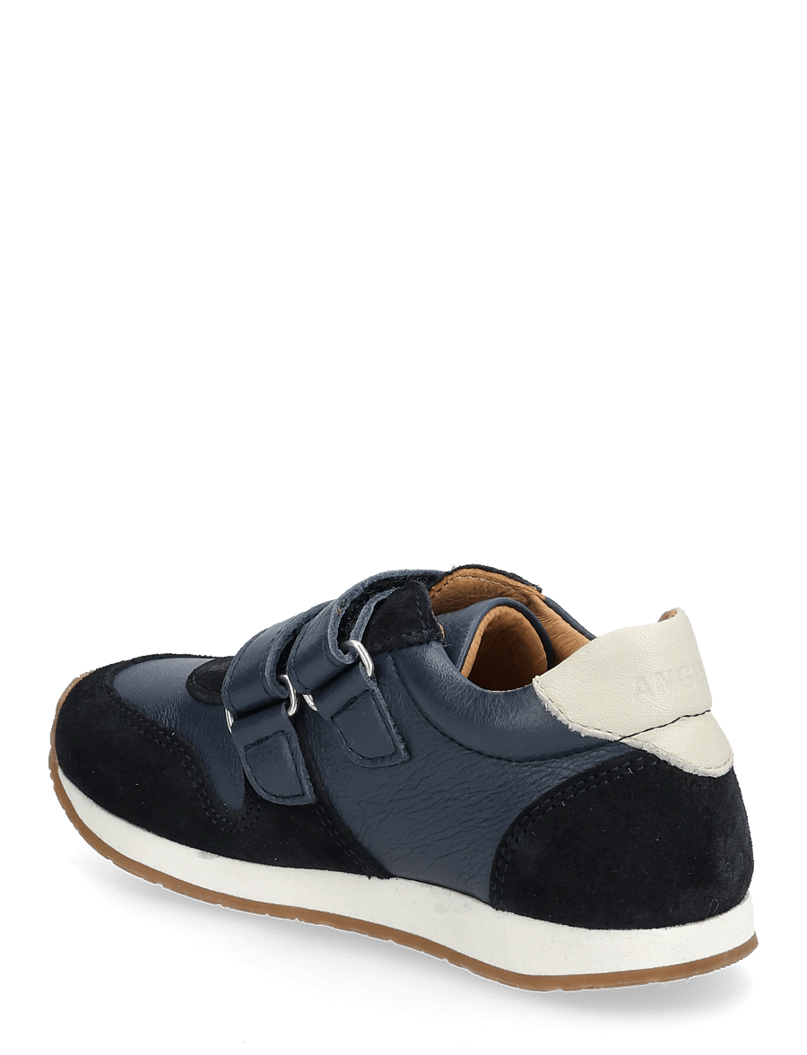 ANGULUS - Shoes - flat - with velcro - låga sneakers - 1778/2585/4636 navy/navy/oatmi - 2