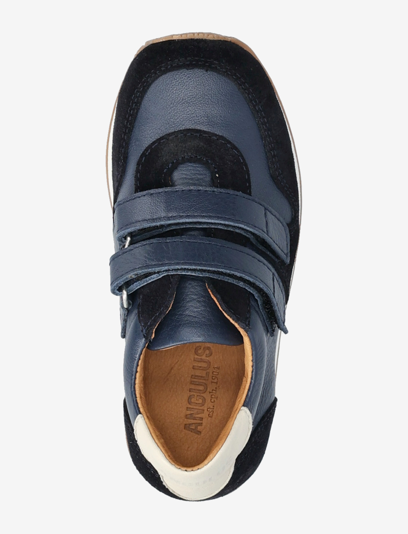 ANGULUS - Shoes - flat - with velcro - kõrge säärega tossud - 1778/2585/4636 navy/navy/oatmi - 3