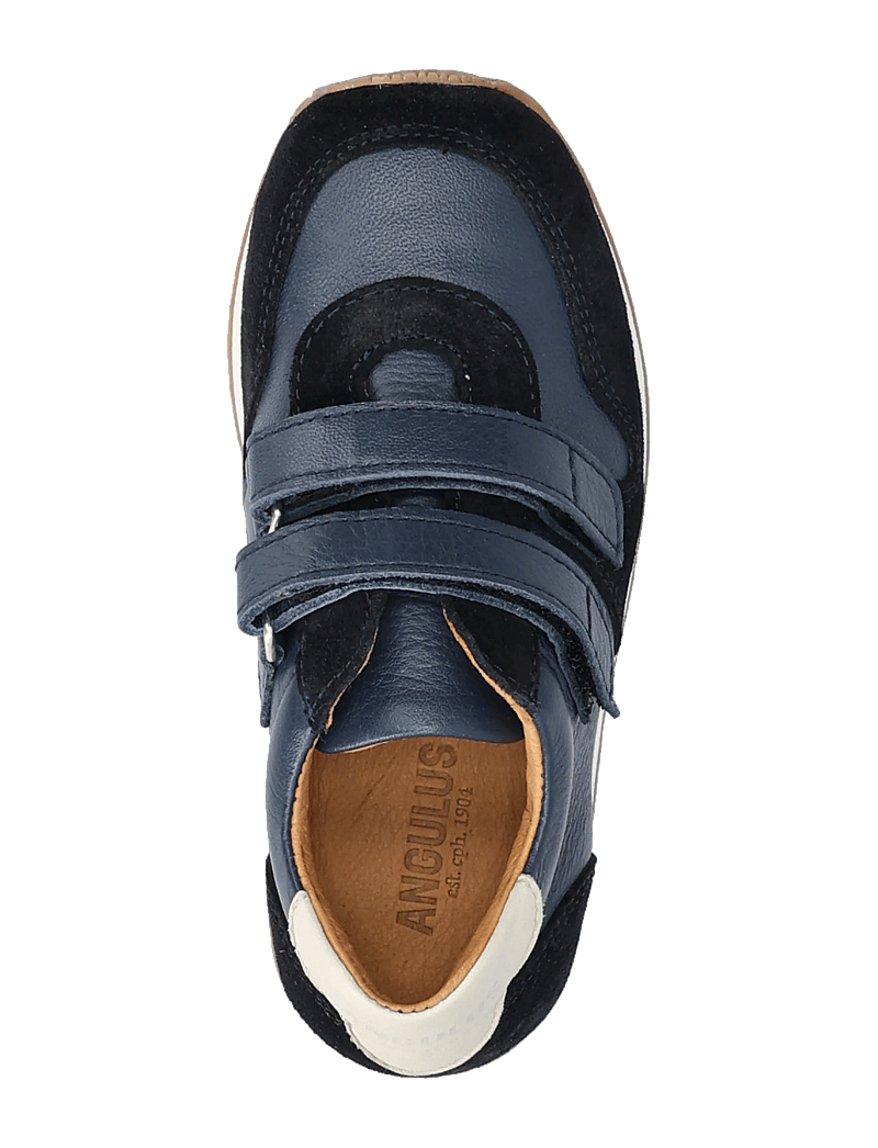 ANGULUS - Shoes - flat - with velcro - kõrge säärega tossud - 1778/2585/4636 navy/navy/oatmi - 3