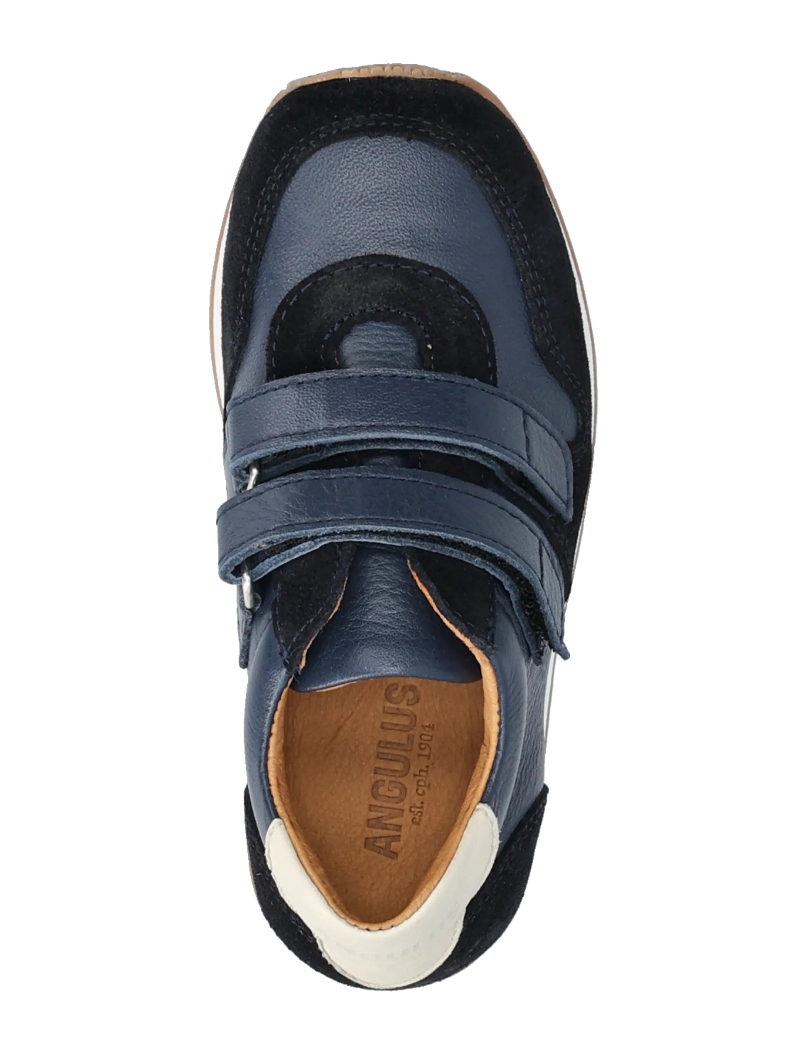 ANGULUS - Shoes - flat - with velcro - låga sneakers - 1778/2585/4636 navy/navy/oatmi - 3