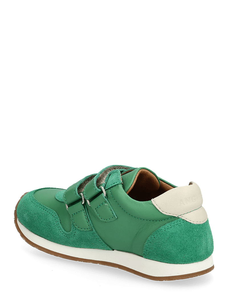 ANGULUS - Shoes - flat - with velcro - lave sneakers - 2736/2717/4636 grass green/gra - 2