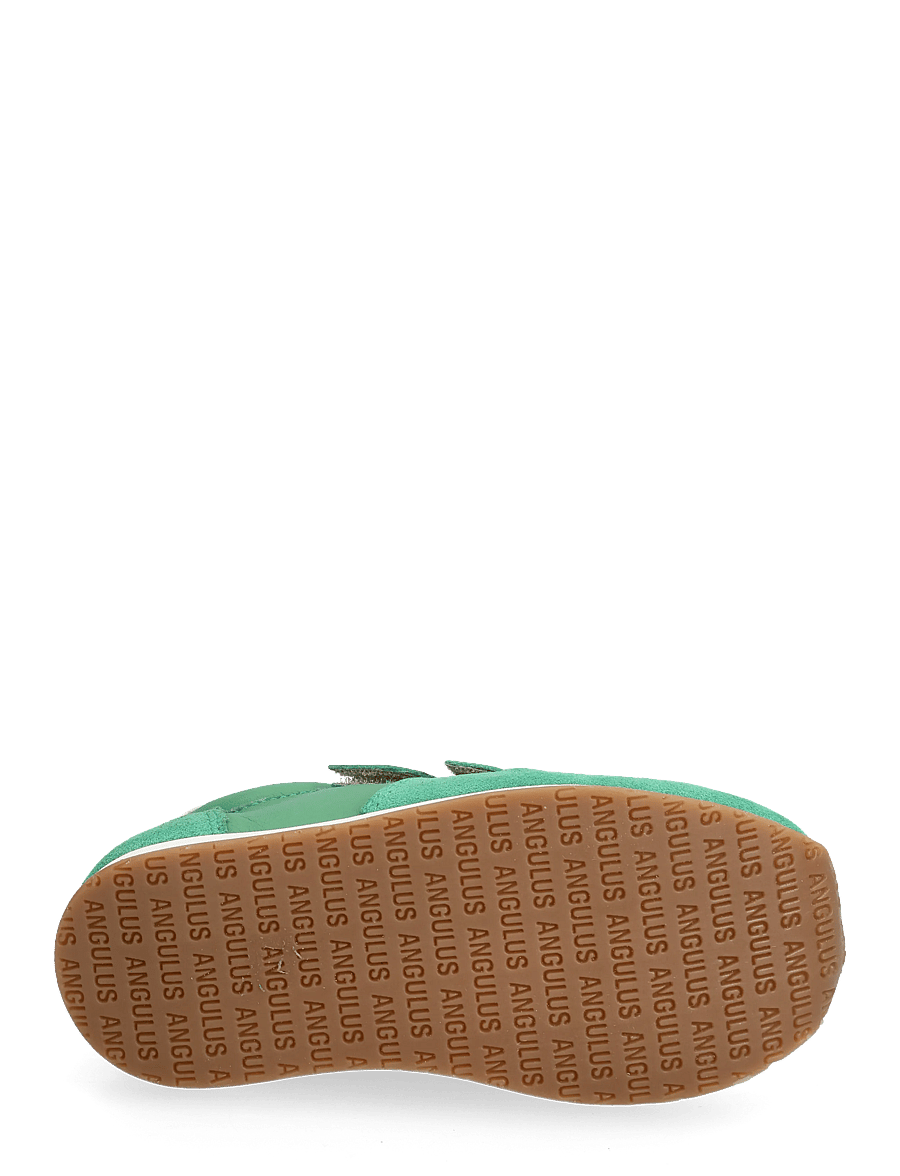 ANGULUS - Shoes - flat - with velcro - lave sneakers - 2736/2717/4636 grass green/gra - 4