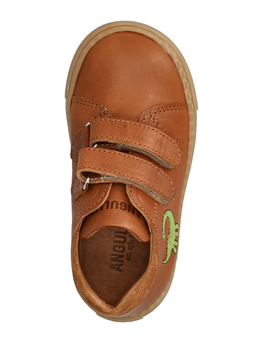 ANGULUS - Shoes - flat - with velcro - sko - 1545/2219 cognac/cognac - 3