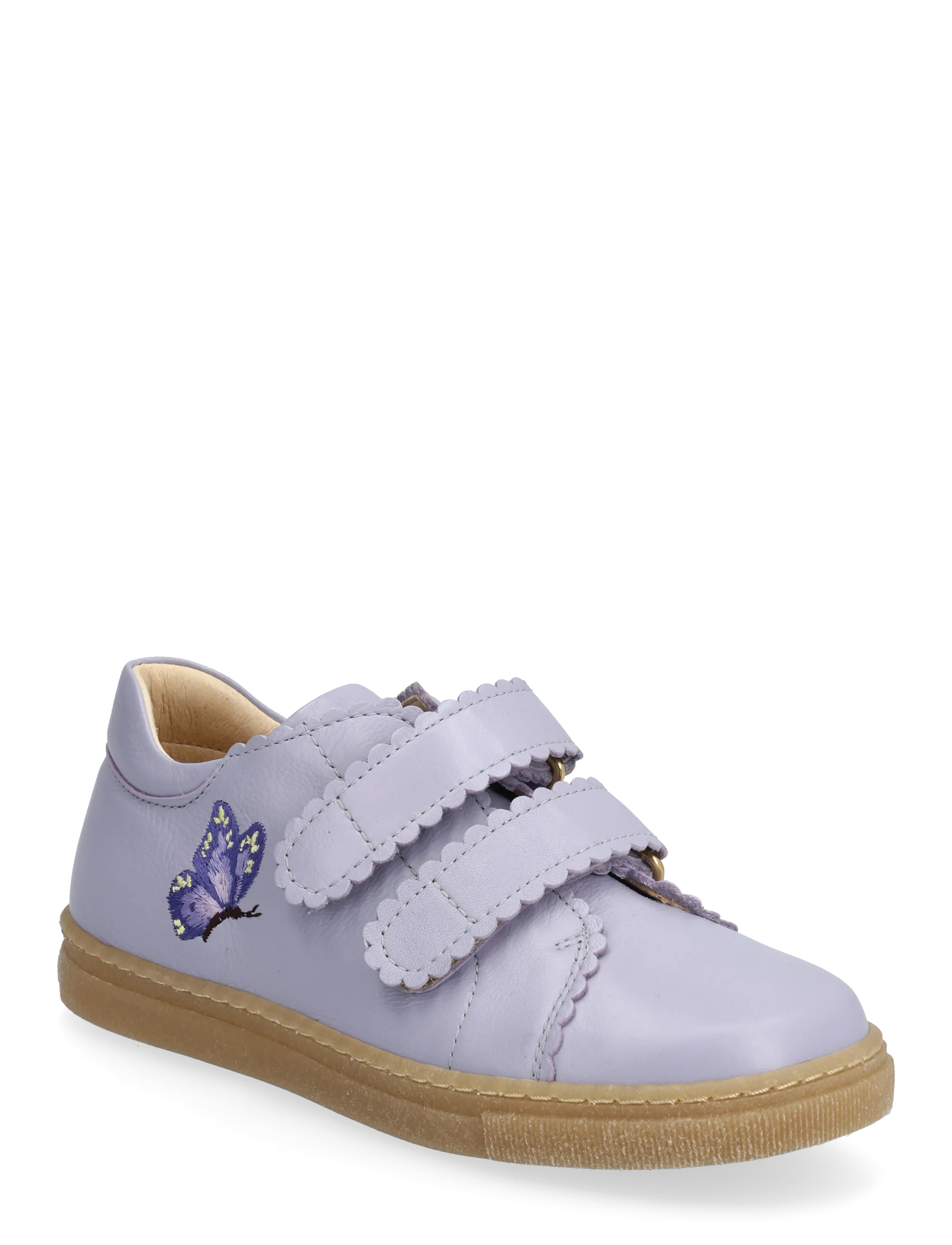 ANGULUS Shoes - flat - with velcro - App deal - 4612 AMATHYST / purple