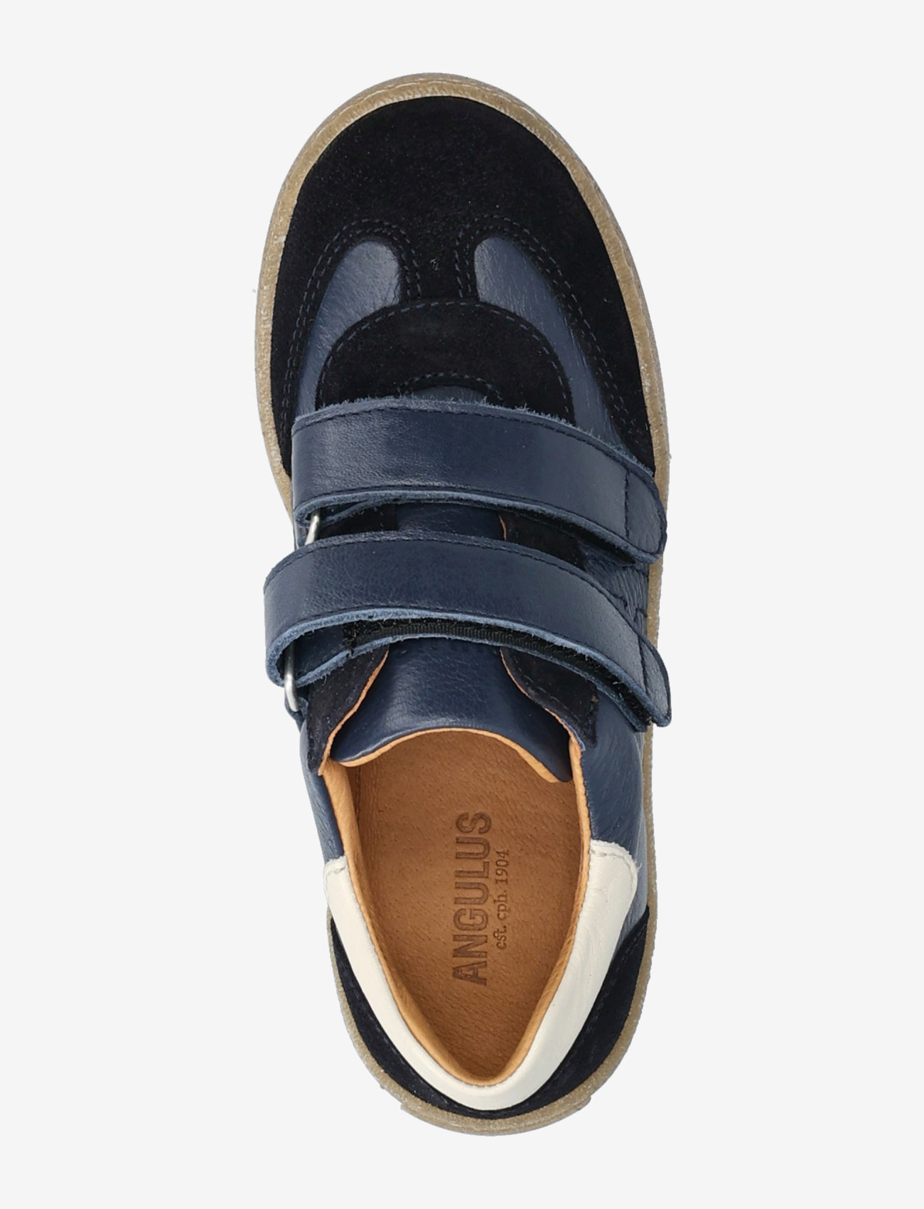 ANGULUS - Shoes - flat - with velcro - kõrge säärega tossud - 1778/2585/4636 navy/navy/oatmi - 3