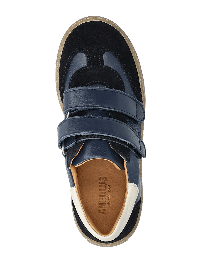 ANGULUS - Shoes - flat - with velcro - kõrge säärega tossud - 1778/2585/4636 navy/navy/oatmi - 3