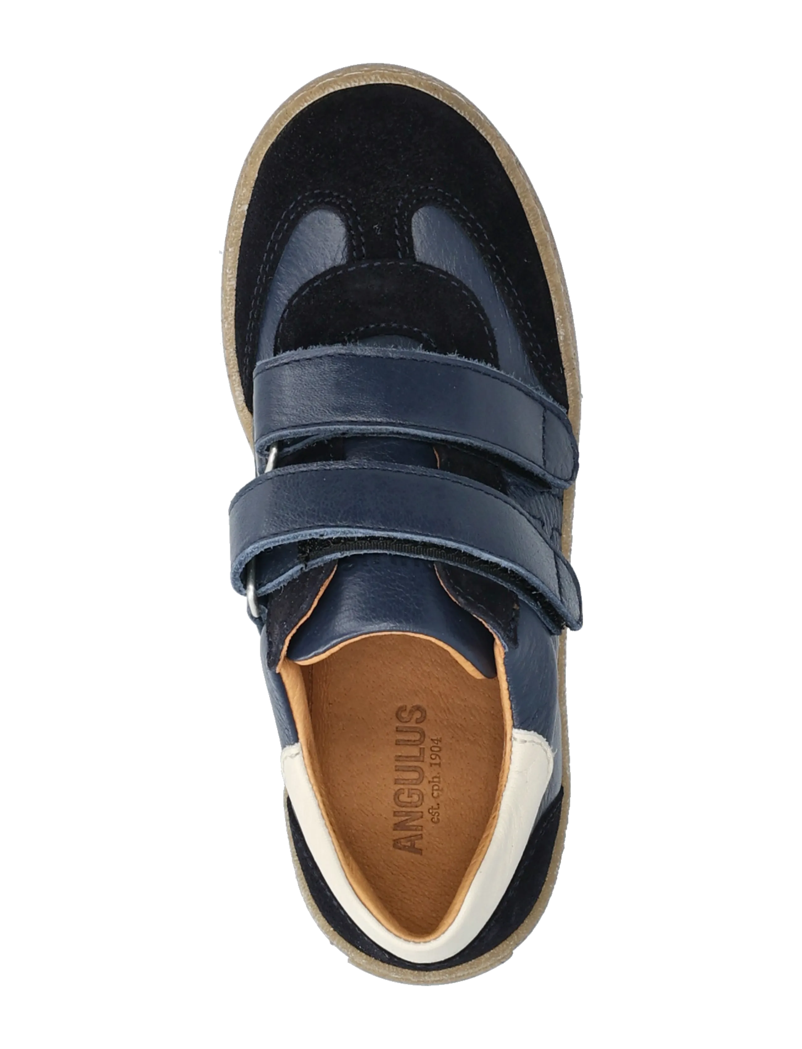 ANGULUS - Shoes - flat - with velcro - låga sneakers - 1778/2585/4636 navy/navy/oatmi - 3