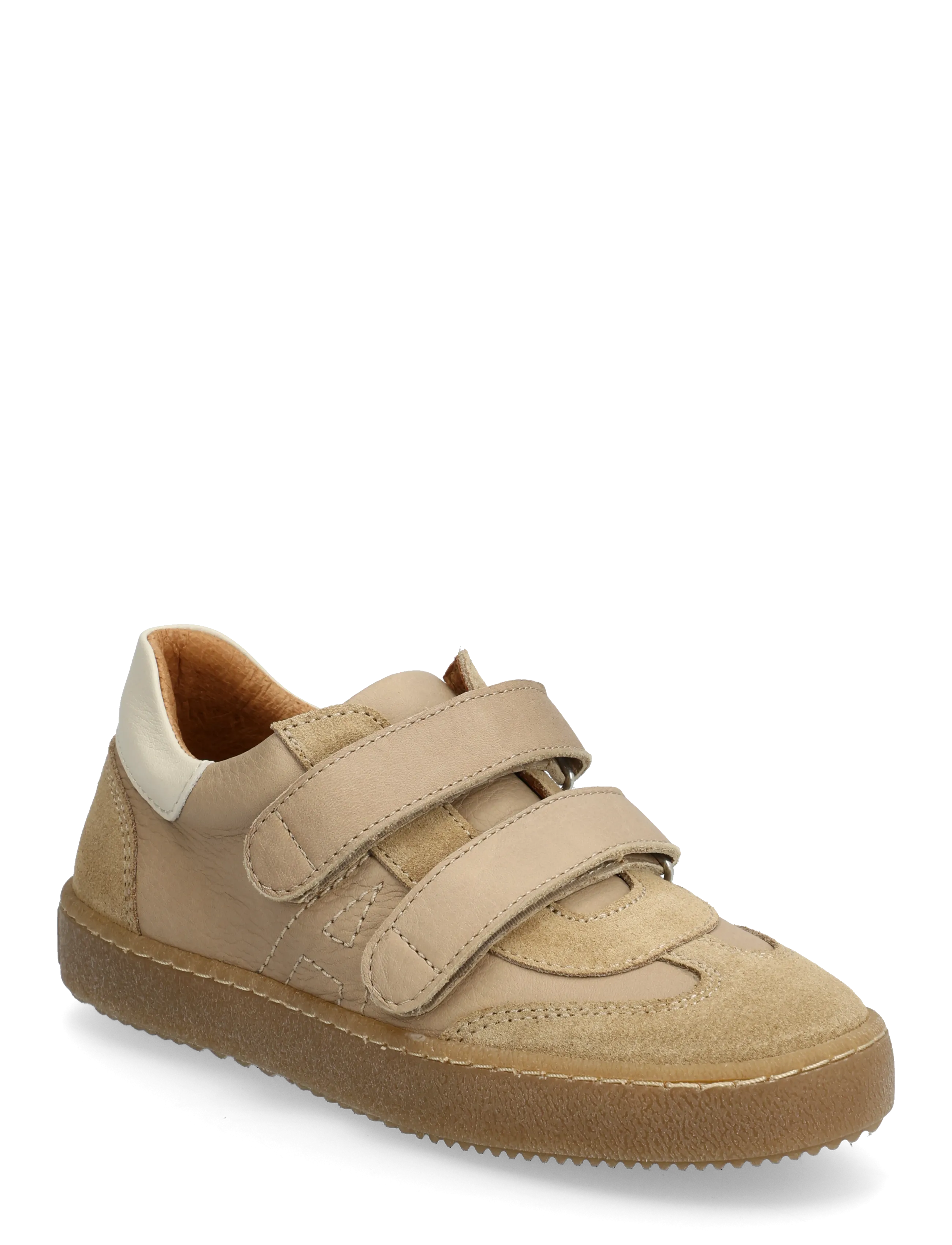 ANGULUS Shoes Flat With Velcro, Børn, Velcro Sneakers, Beige, Str: 35