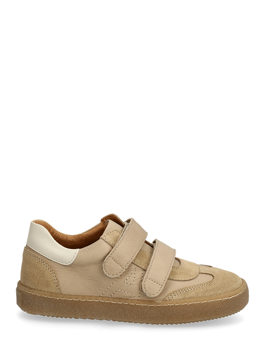 ANGULUS - Shoes - flat - with velcro - kõrge säärega tossud - 2217/4637/4636 sand/sand/oatmi - 1