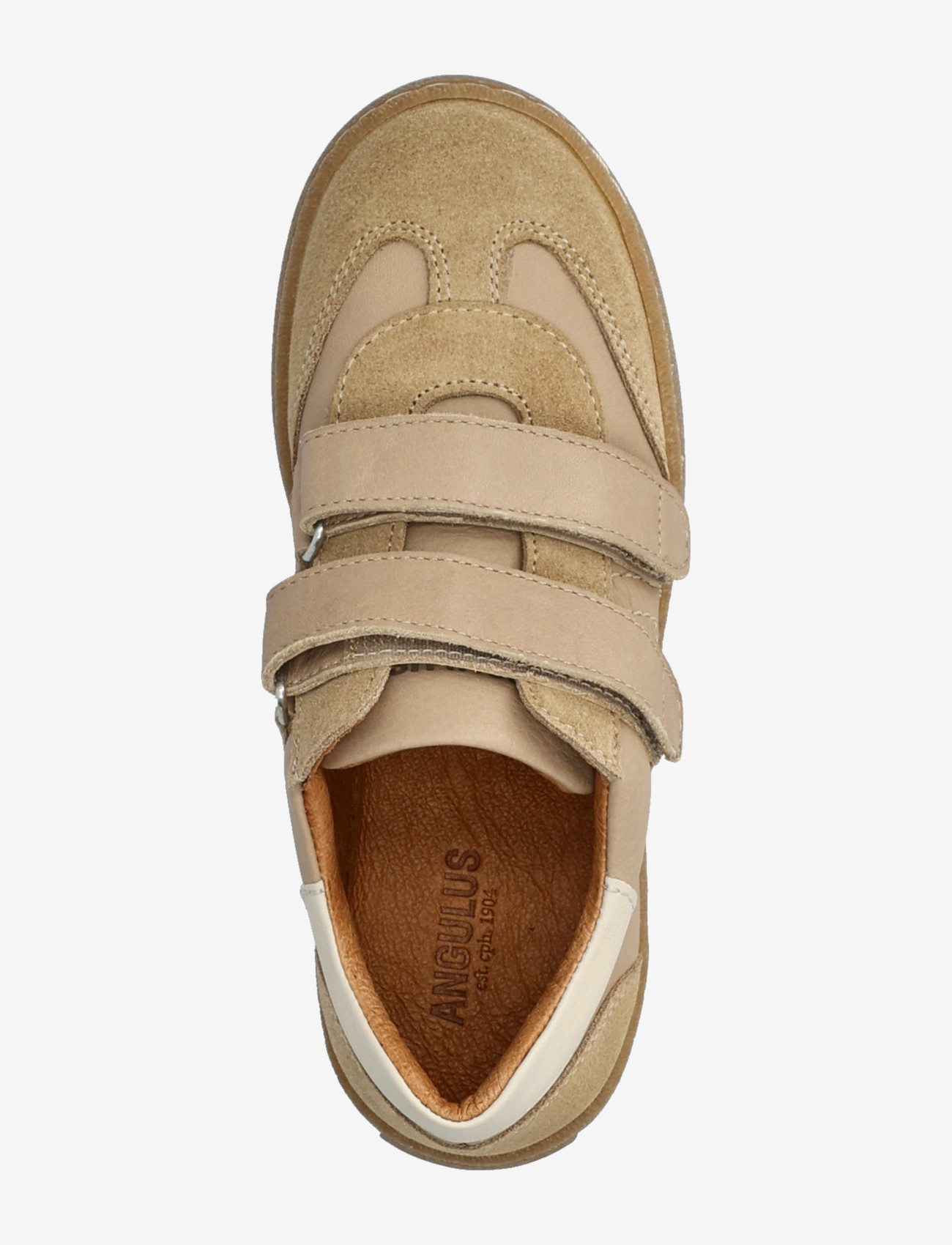 ANGULUS - Shoes - flat - with velcro - låga sneakers - 2217/4637/4636 sand/sand/oatmi - 3