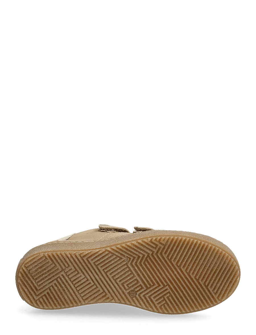 ANGULUS - Shoes - flat - with velcro - kõrge säärega tossud - 2217/4637/4636 sand/sand/oatmi - 4