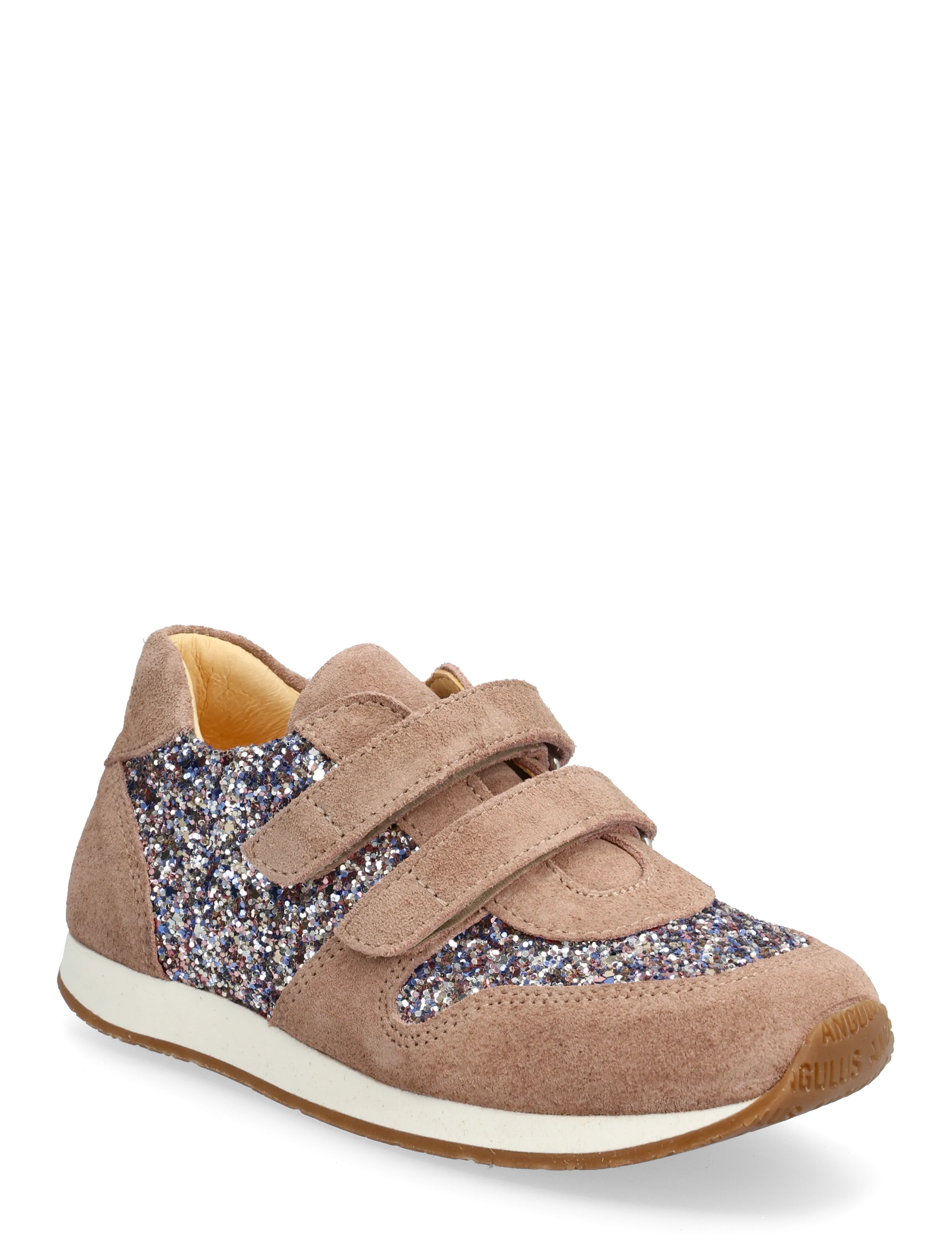 ANGULUS Shoes Flat With Velcro, Børn, Glitter Velcro Sneakers, Multi/mønstret, Str: 25