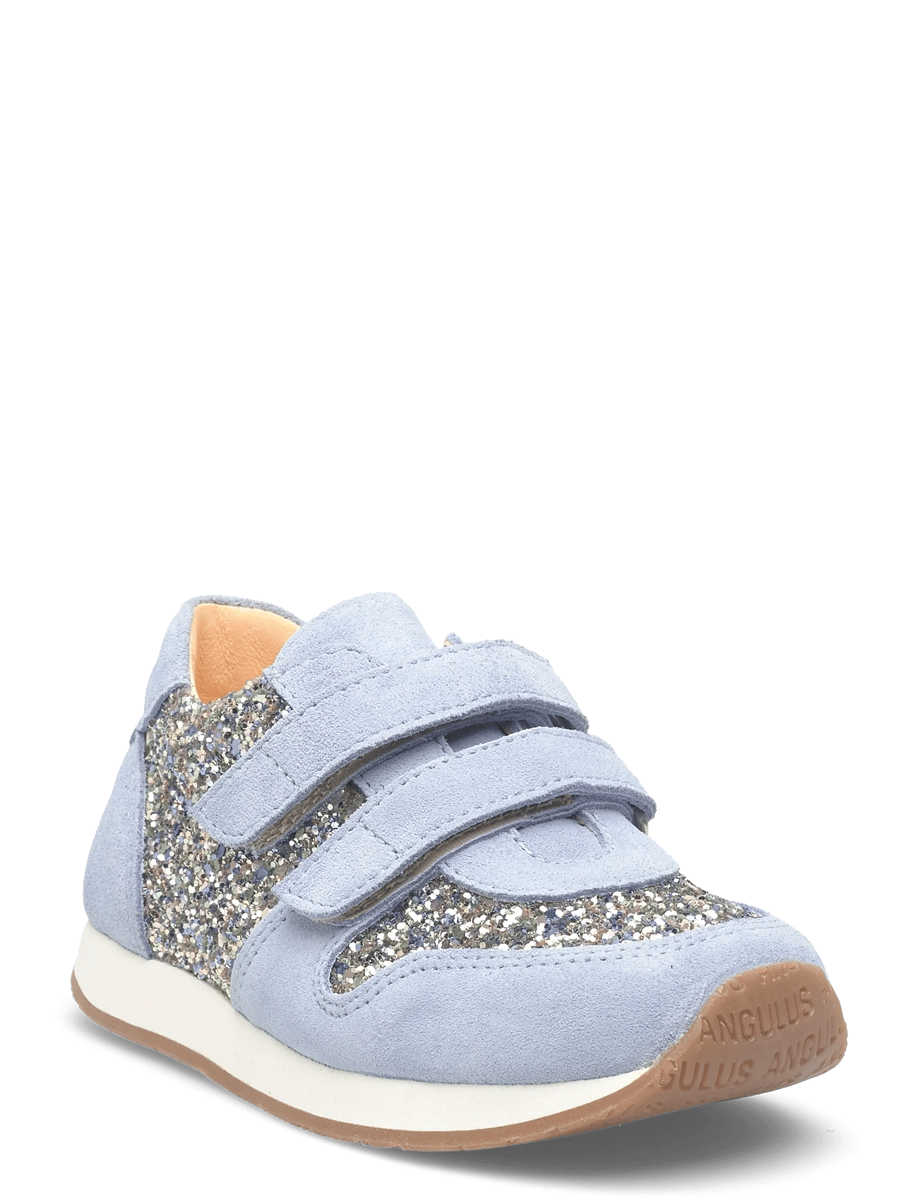 Shoes - flat - with velcro - 3619/4610 SPRING MULTI GLITTER