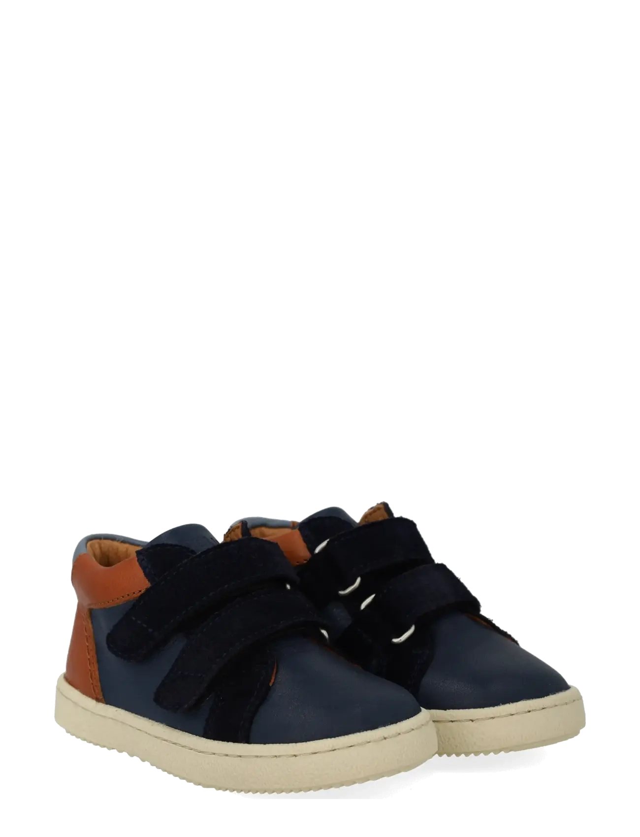 ANGULUS Shoes - flat - with velcro - High Tops - 2585/1778/1545/2715 NAVY/COGNA / navy