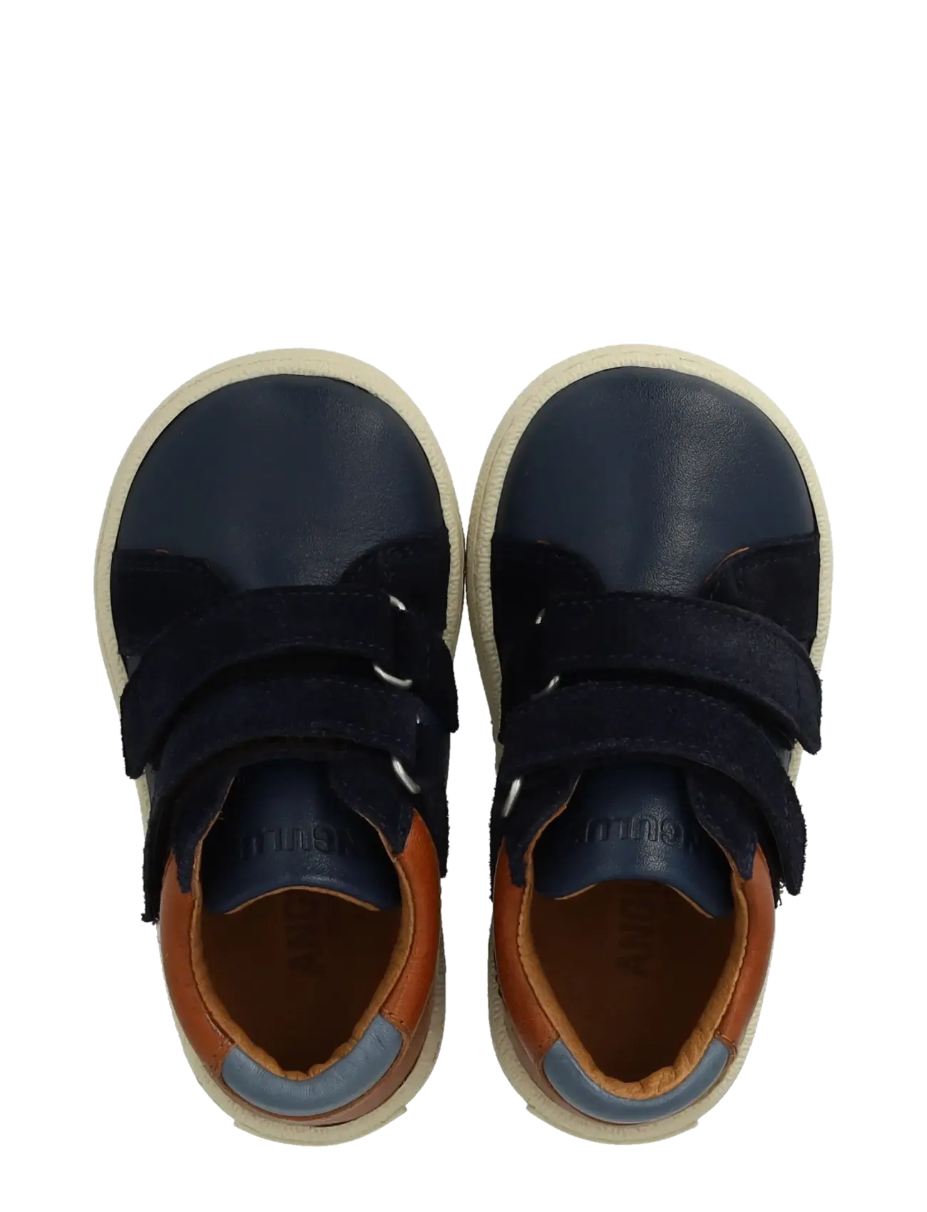 ANGULUS - Shoes - flat - with velcro - 2585/1778/1545/2715 navy/cogna - 3