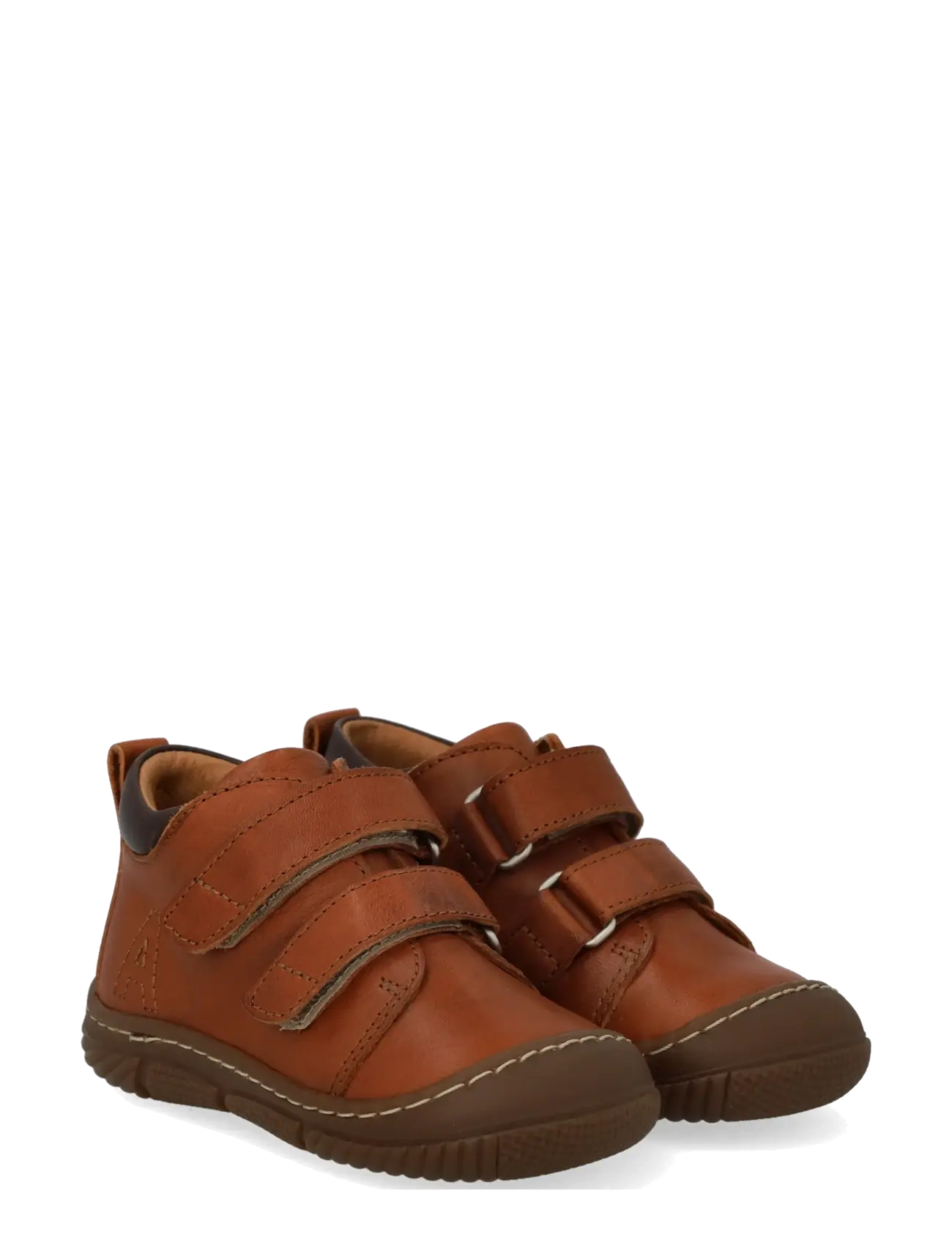 ANGULUS Shoes - flat - with lace - Buciki dziecięce - 1545/3200 COGNAC/DARK BROWN / brown