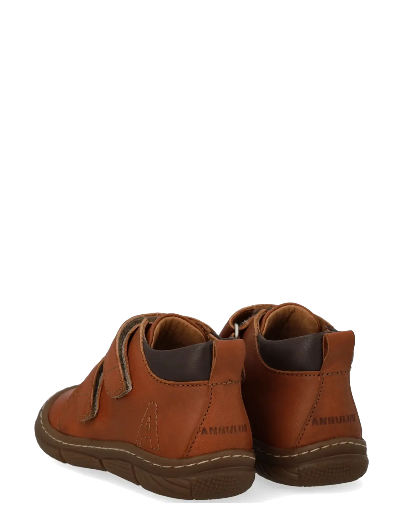 ANGULUS - Shoes - flat - with lace - bērnu zābaciņi - 1545/3200 cognac/dark brown - 2