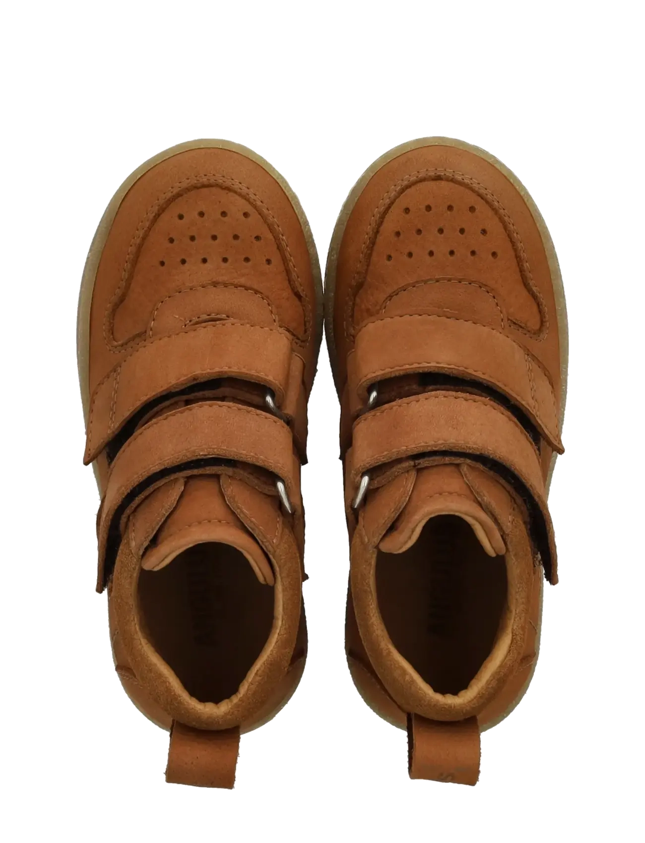 ANGULUS - Shoes - flat - with velcro - 2583/2219 cognac/cognac - 3
