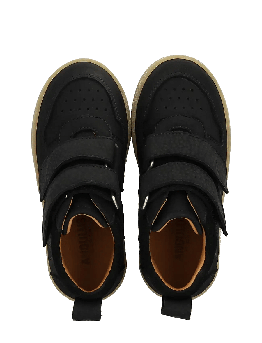 ANGULUS - Shoes - flat - with velcro - madala säärega tossud - 2584/1163 black/black - 3