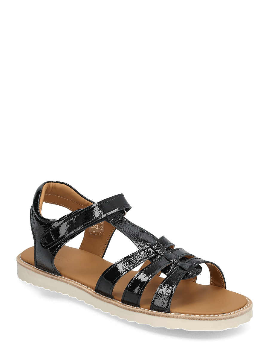 ANGULUS - Sandals - flat - open toe - op - kingad - 1310 black - 0