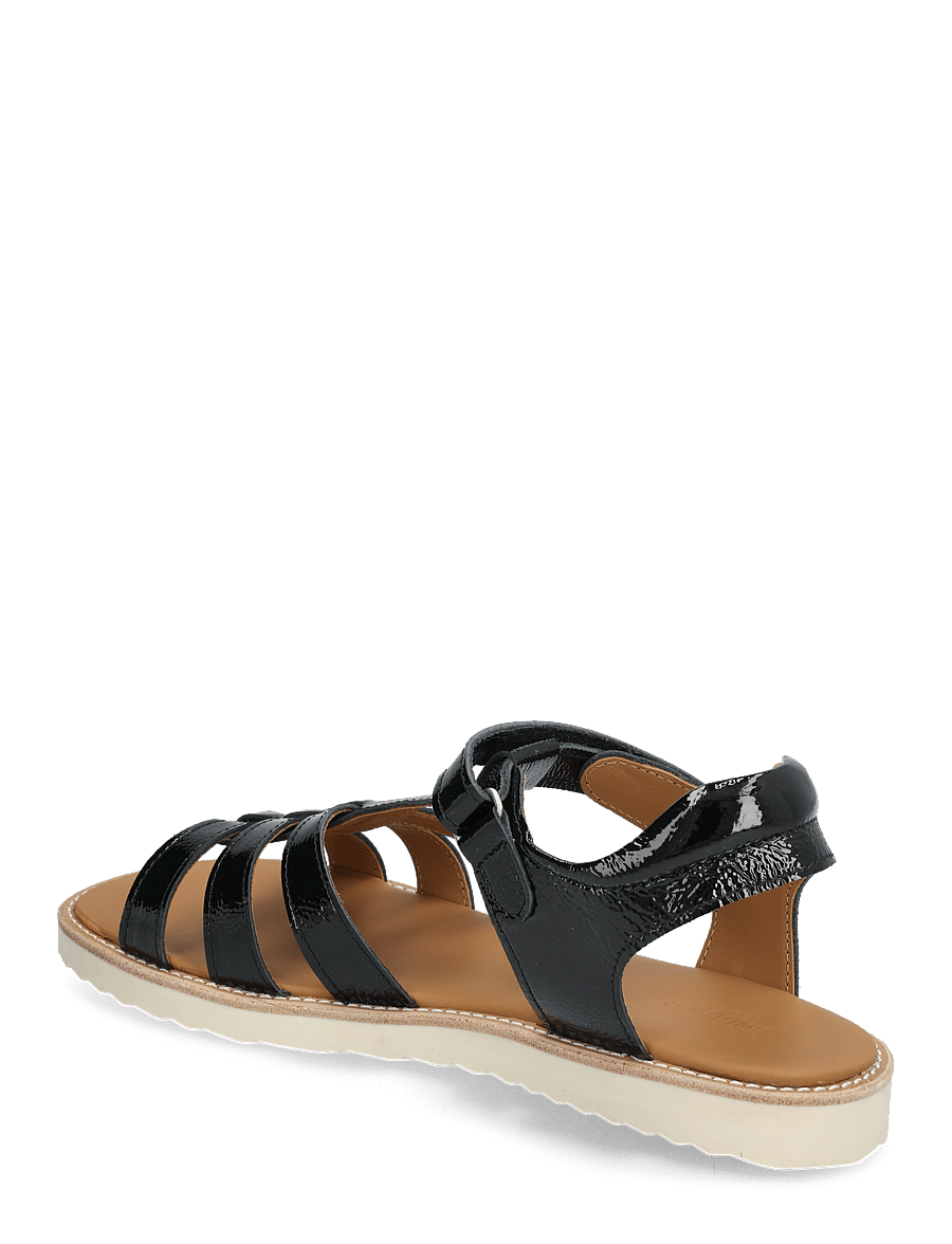 ANGULUS - Sandals - flat - open toe - op - kingad - 1310 black - 2
