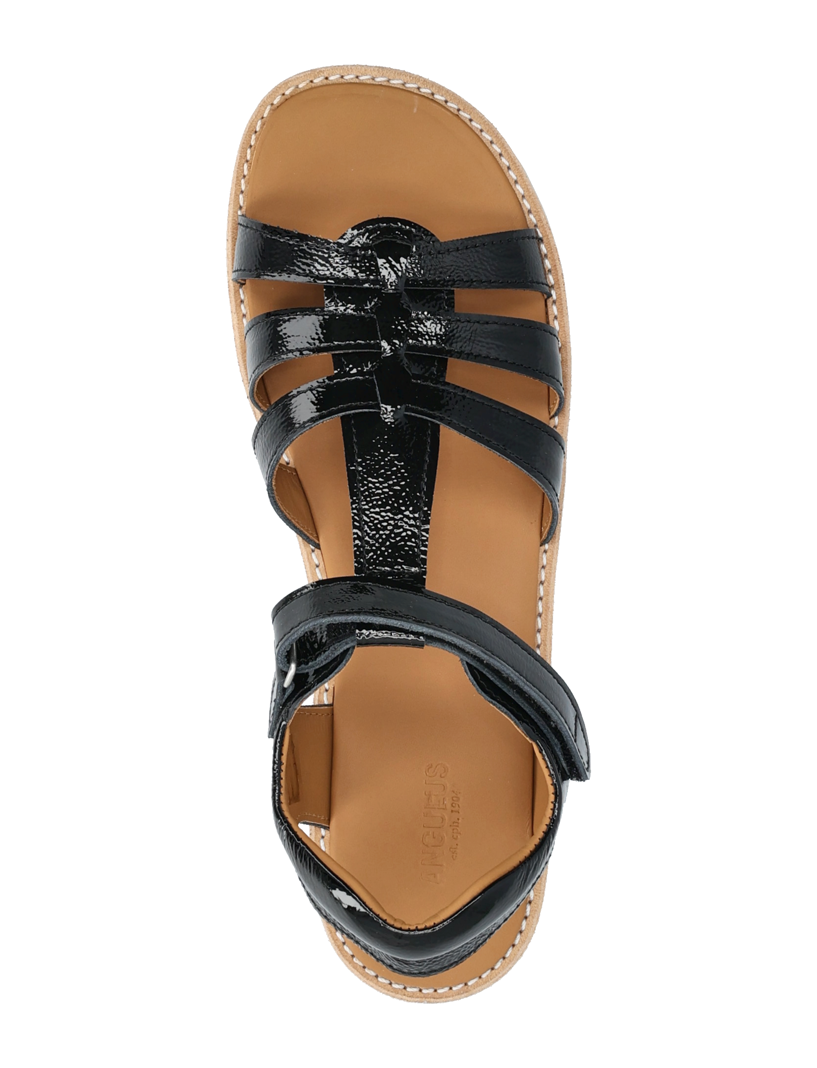 ANGULUS - Sandals - flat - open toe - op - kingad - 1310 black - 3